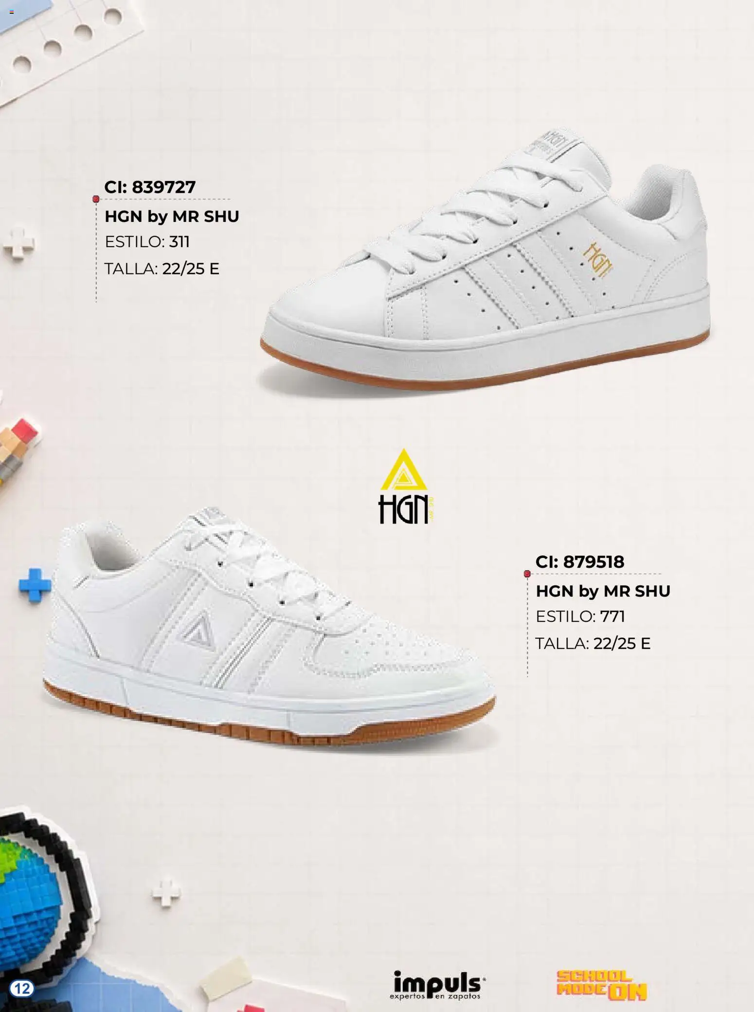 Nuevas ofertas de Impuls válidas en toda la República Mexicana desde el 03/08/2026. ¡Encuentra las mejores ofertas en Impuls catálogo Escolar! | Página: 12 | Productos: Zapatos