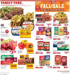 Preview of Family Fare weekly ads valid from 10/11/2026