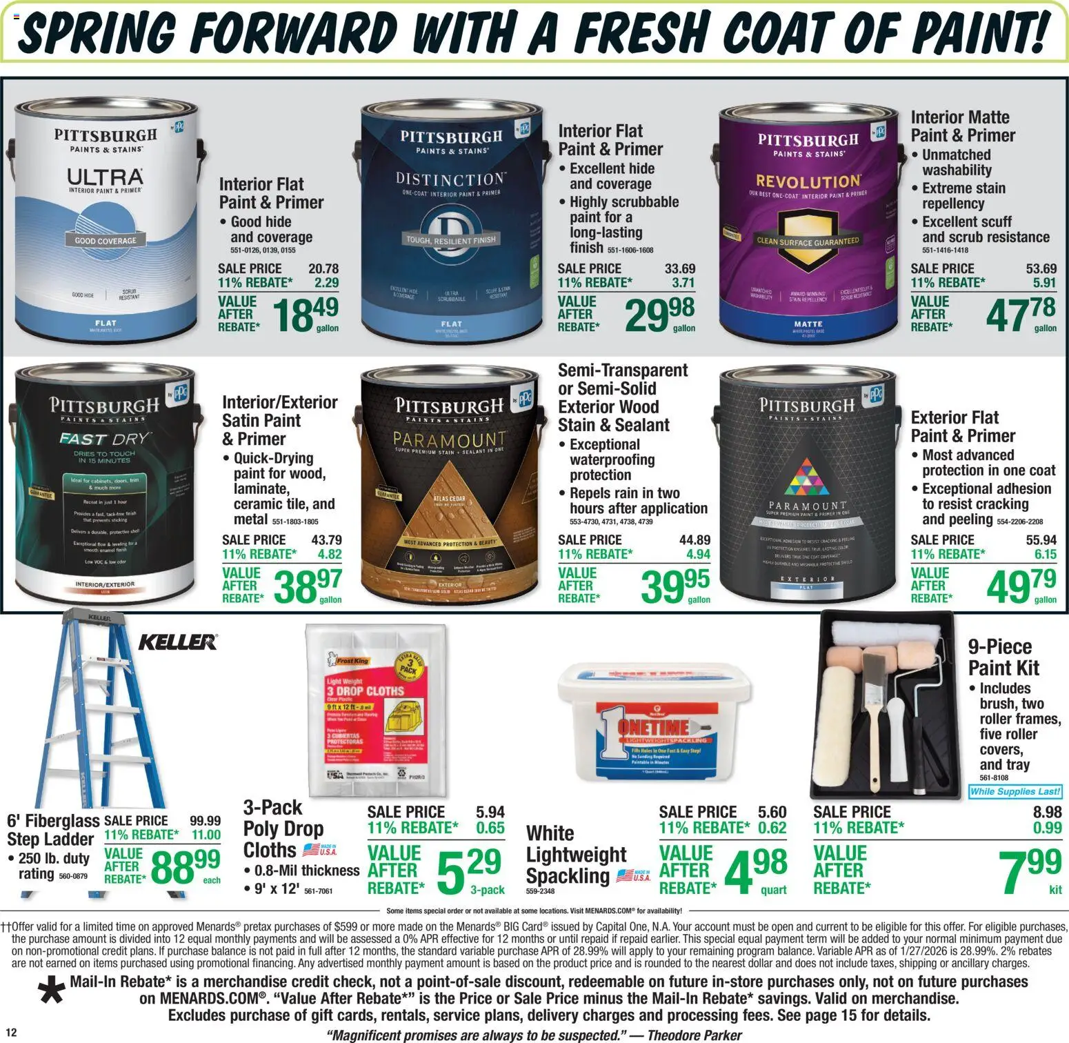 Menards Weekly Ad - valid from 16.04.2026 | Page: 13 | Products: Trim, Peeling, Coat, Weight