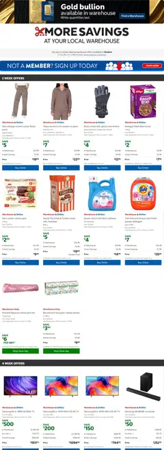 Preview of Costco weekly flyer from shop Costco valid from Sep 28, 2026