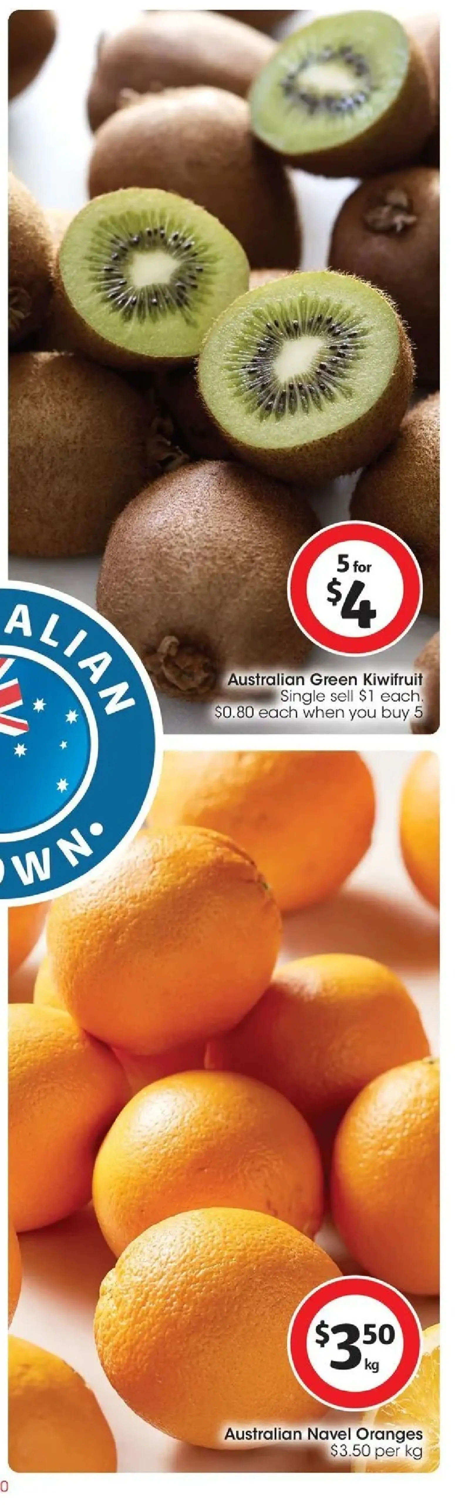 Coles catalogue - valid from 17.06.2026 | Page: 39 | Products: Oranges, Kiwifruit