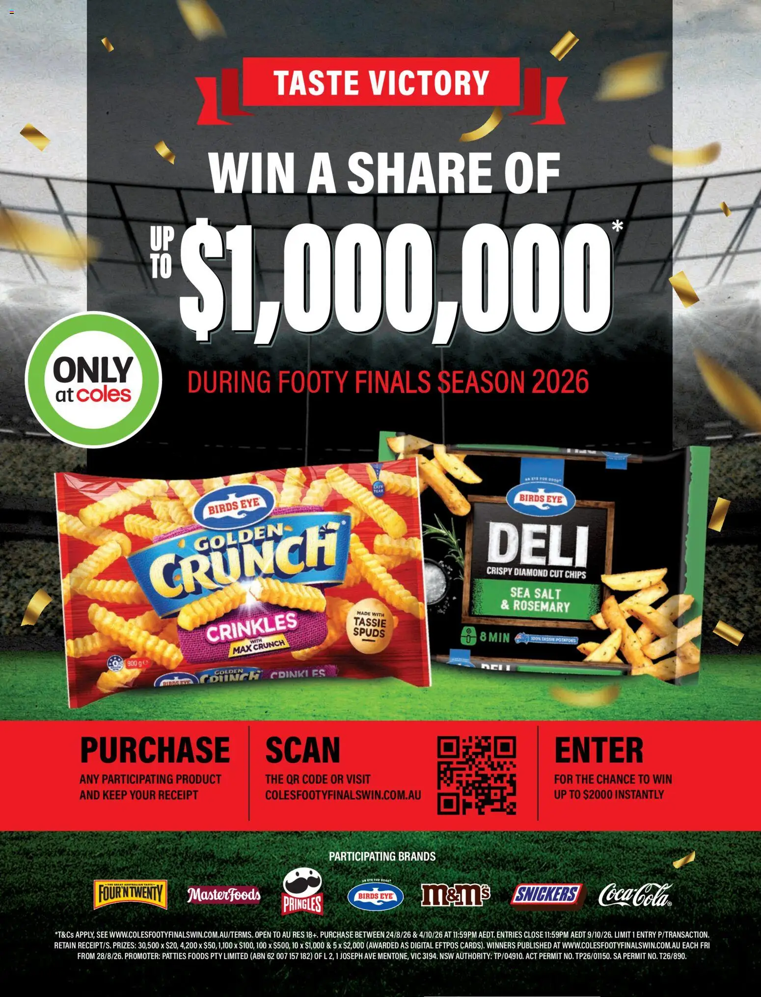 Coles catalogue - valid from 01/09/2026 | Page: 79 | Products: Fries, Diamond, Potatoes, Snickers