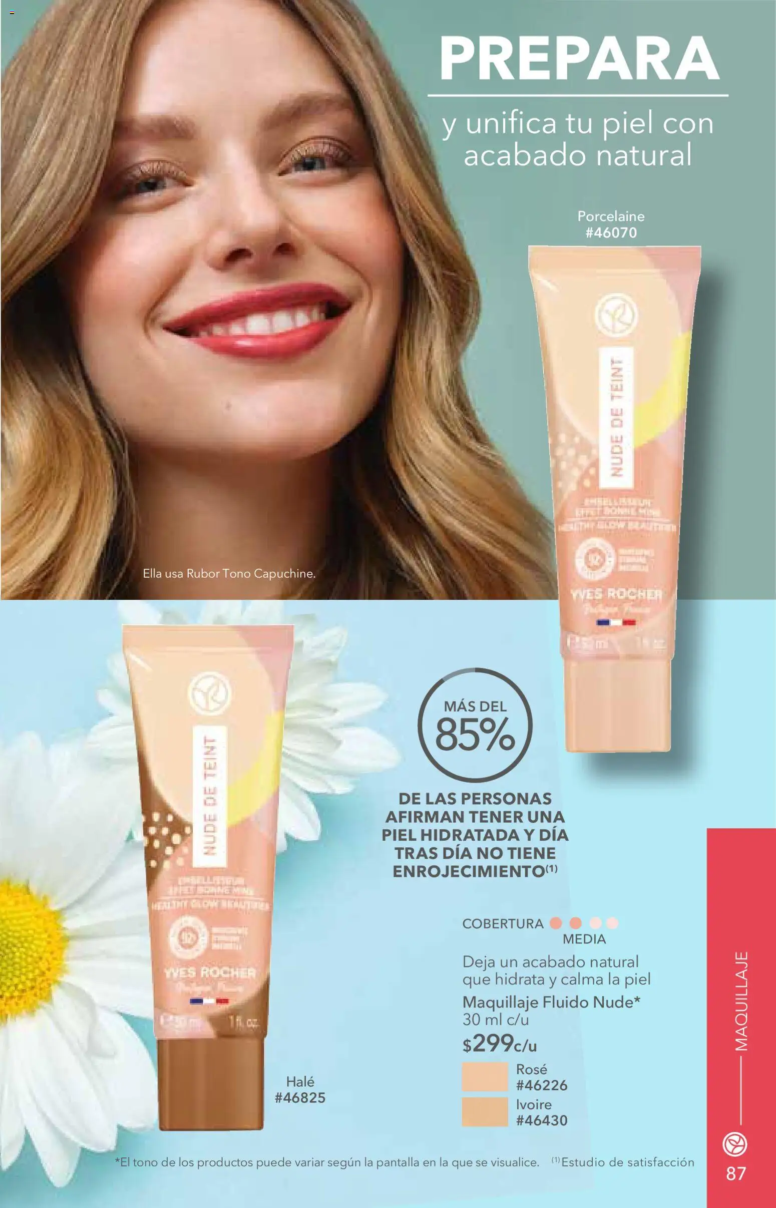 Nuevas ofertas de Yves Rocher válidas en toda la República Mexicana desde el 06/10/2026. ¡Encuentra las mejores ofertas en Yves Rocher campaña 14 2026! | Página: 89 | Productos: Maquillaje, Rubor