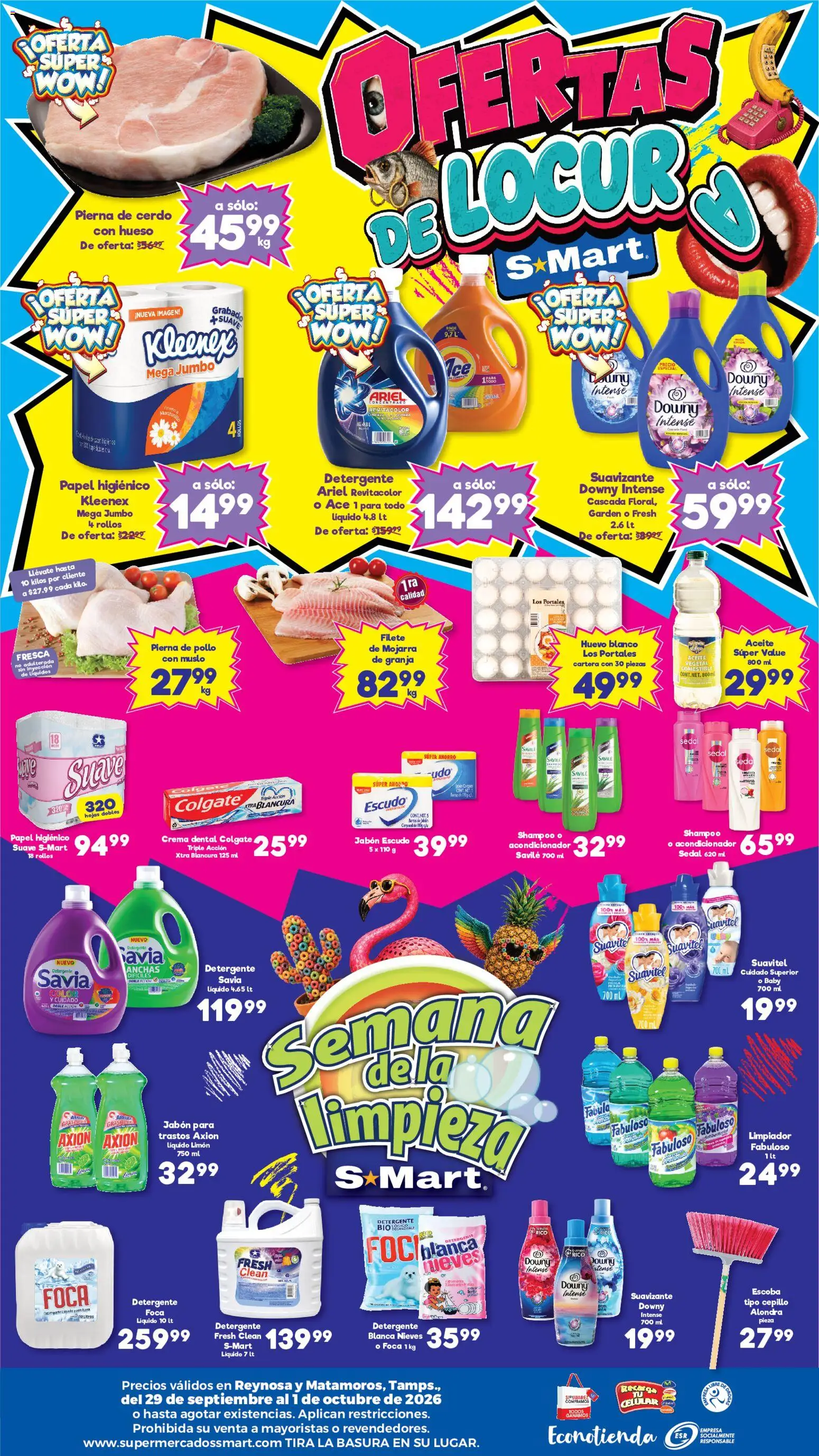 Nuevas ofertas de S-Mart válidas en toda la República Mexicana desde el 29/09/2026. ¡Encuentra las mejores ofertas en S-Mart folleto Matamoros, Reynosa! | Página: 2
