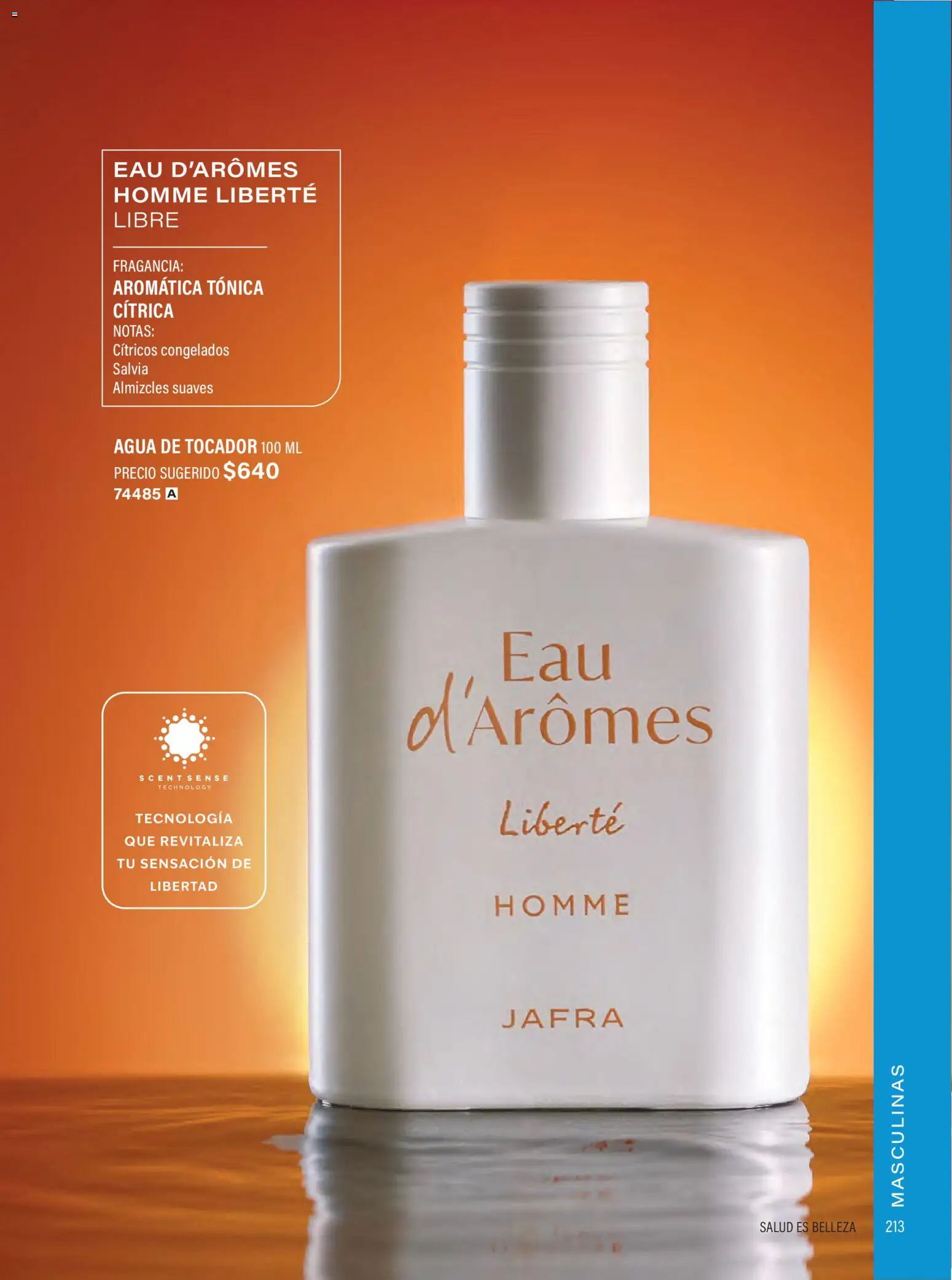 Nuevas ofertas de JAFRA válidas en toda la República Mexicana desde el 01/07/2026. ¡Encuentra las mejores ofertas en JAFRA catálogo Organizador de Ventas! | Página: 213 | Productos: Agua, Fragancia