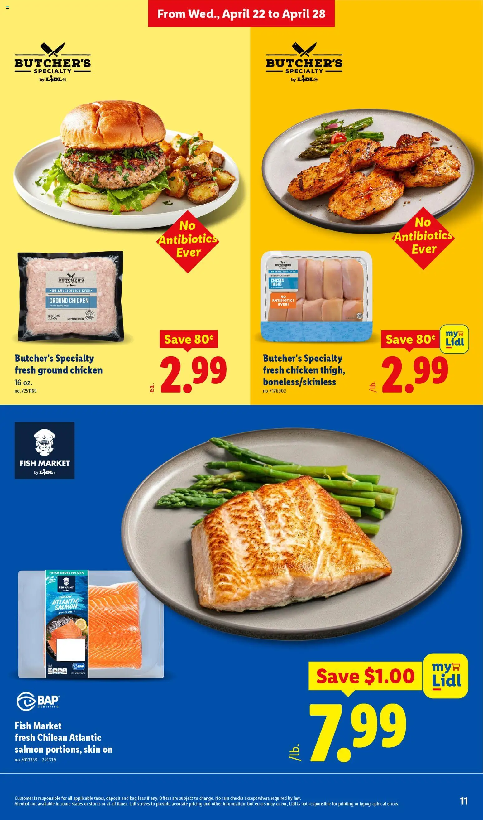 Lidl Weekly Ad - valid from 22.04.2026 | Page: 11 | Products: Fish, Bag