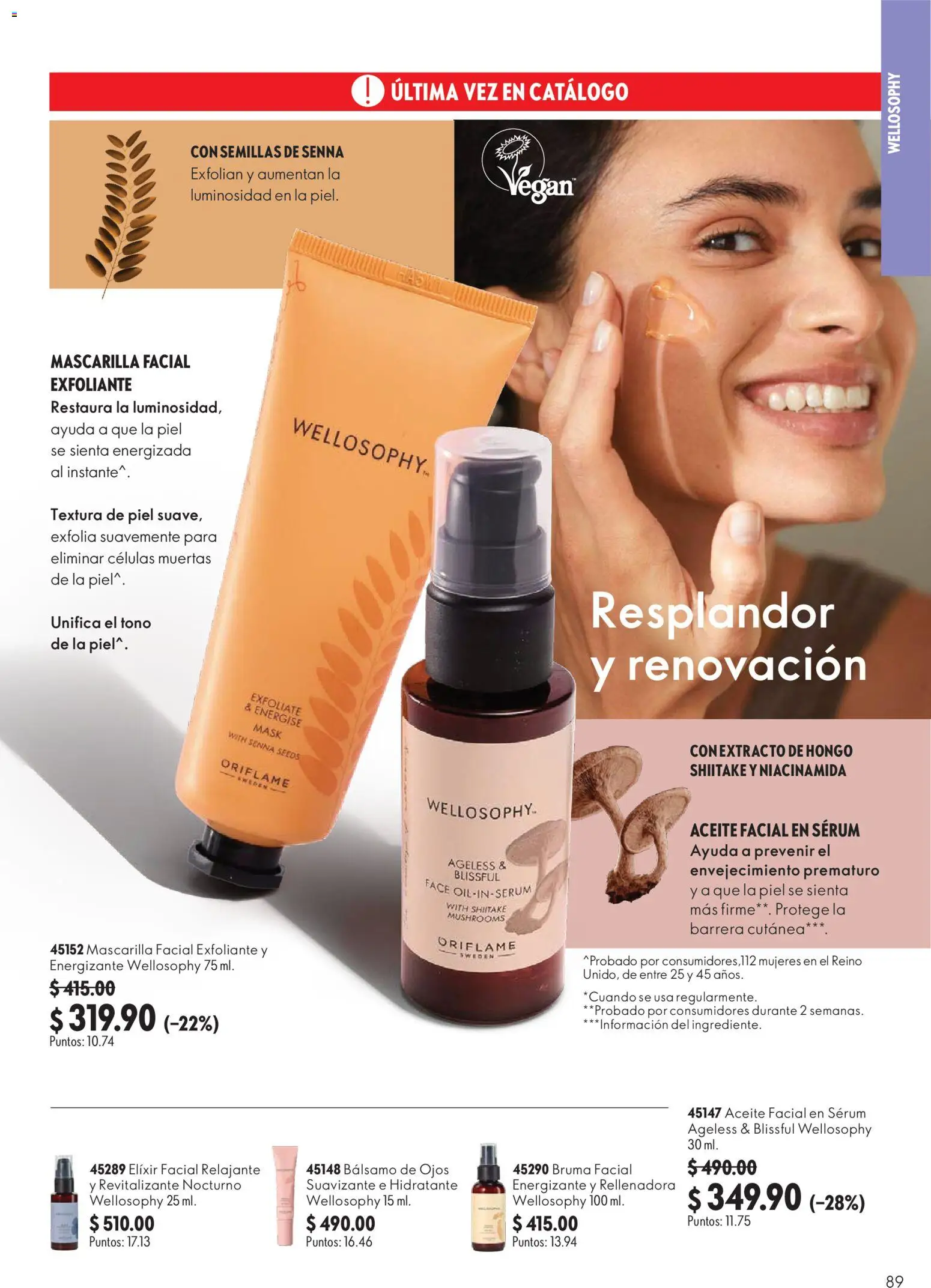 Nuevas ofertas de Oriflame válidas en toda la República Mexicana desde el 24/10/2026. ¡Encuentra las mejores ofertas en Oriflame Buen Mes! | Página: 89