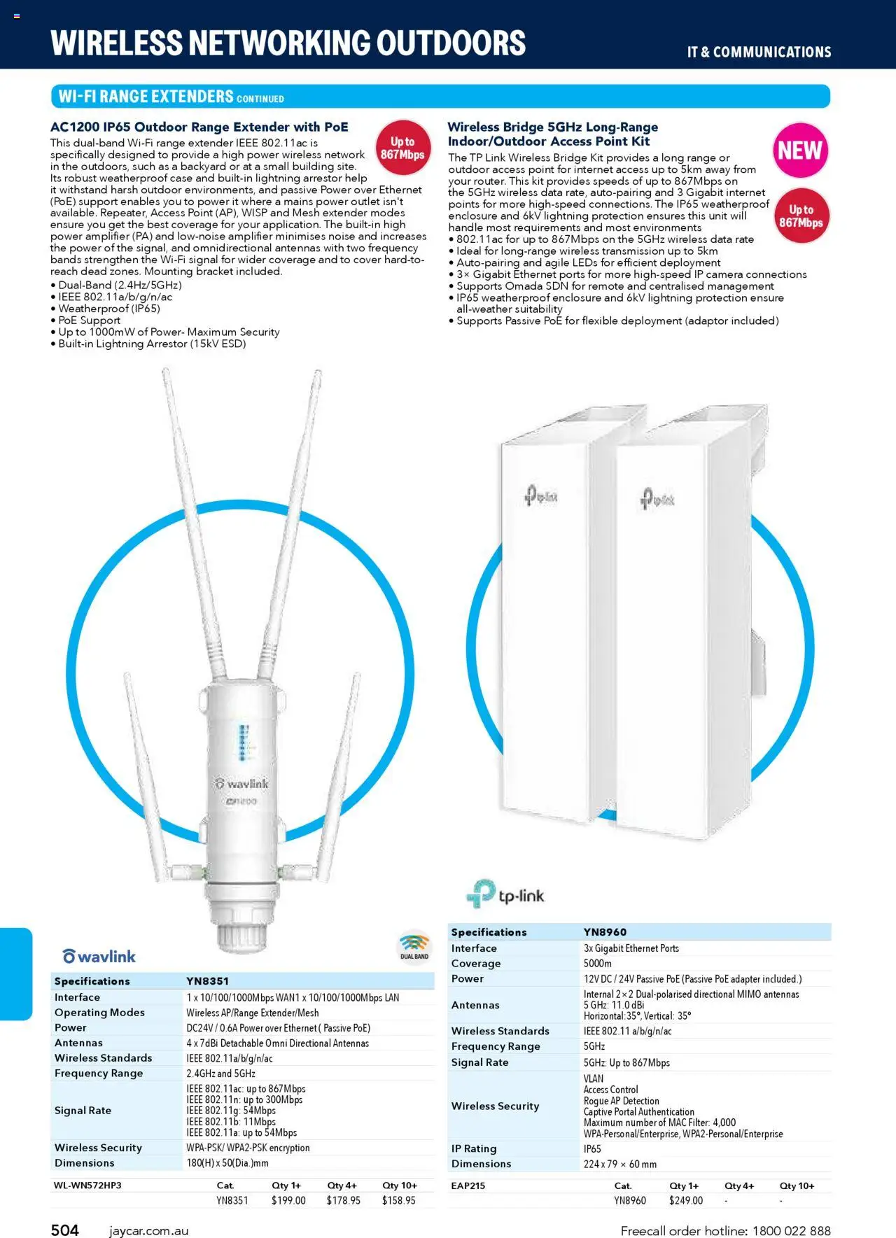 Jaycar catalogue - valid from 09/07/2025 | Page: 504 | Products: Adaptor, Amplifier, Camera, Case