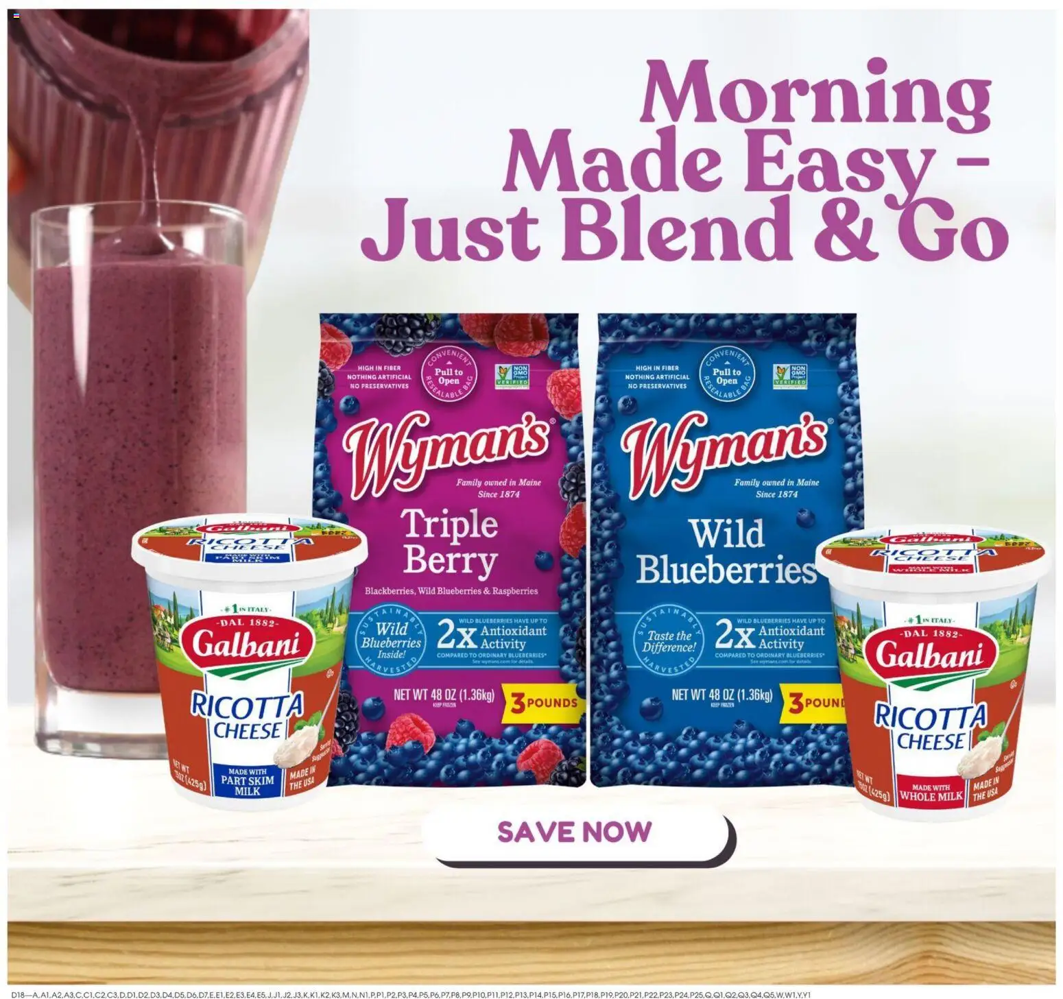 Giant Eagle Weekly Ad - valid from 09/17/2026 | Page: 14 | Products: Raspberries, Cheese, Whole milk, Blueberries