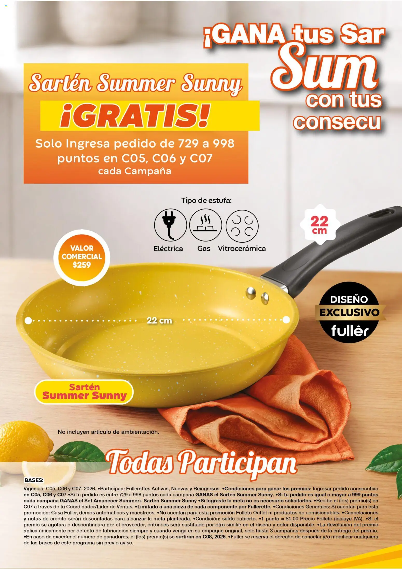 Nuevas ofertas de Fuller válidas en toda la República Mexicana desde el 10.06.2026. ¡Encuentra las mejores ofertas en Fuller Gana Mas 5 2026! | Página: 2 | Productos: Sartén, Campana