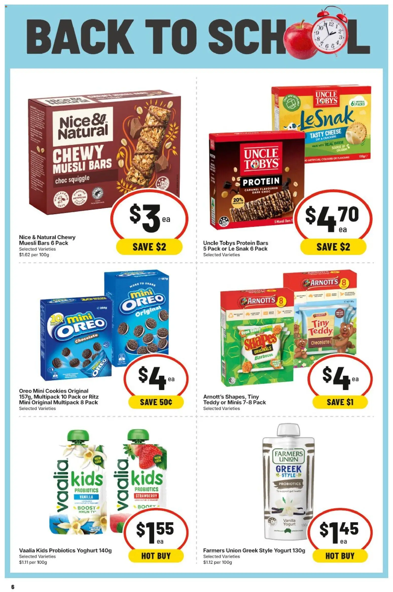IGA catalogue - valid from 15/07/2026 | Page: 7 | Products: Crackers, Yoghurt, Chocolate, Oven