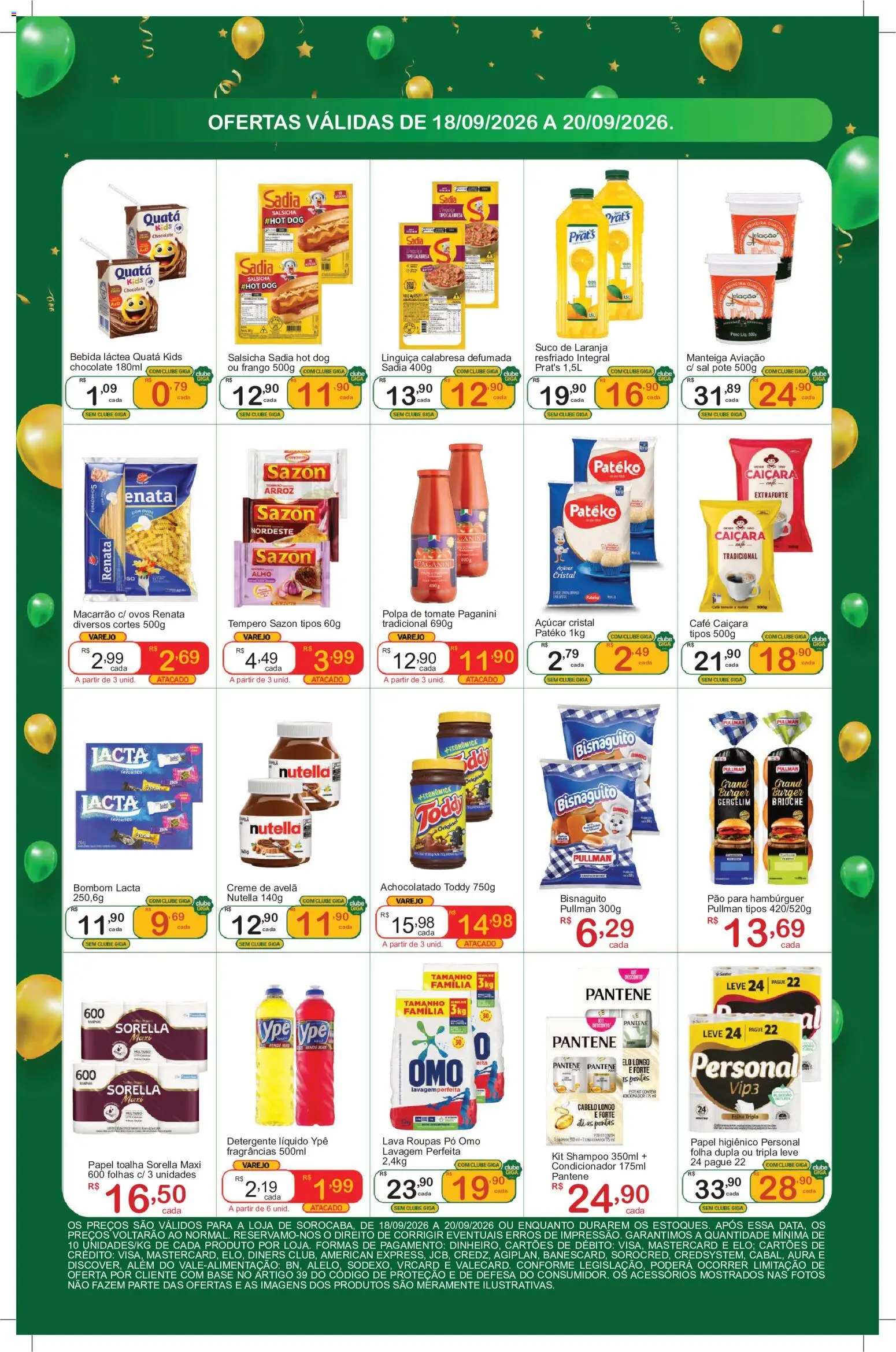 GIGA Atacado Folheto - válido de 17/09/2026 | Página: 2 | Produtos: Alho, Tomate, Condicionador, Frango