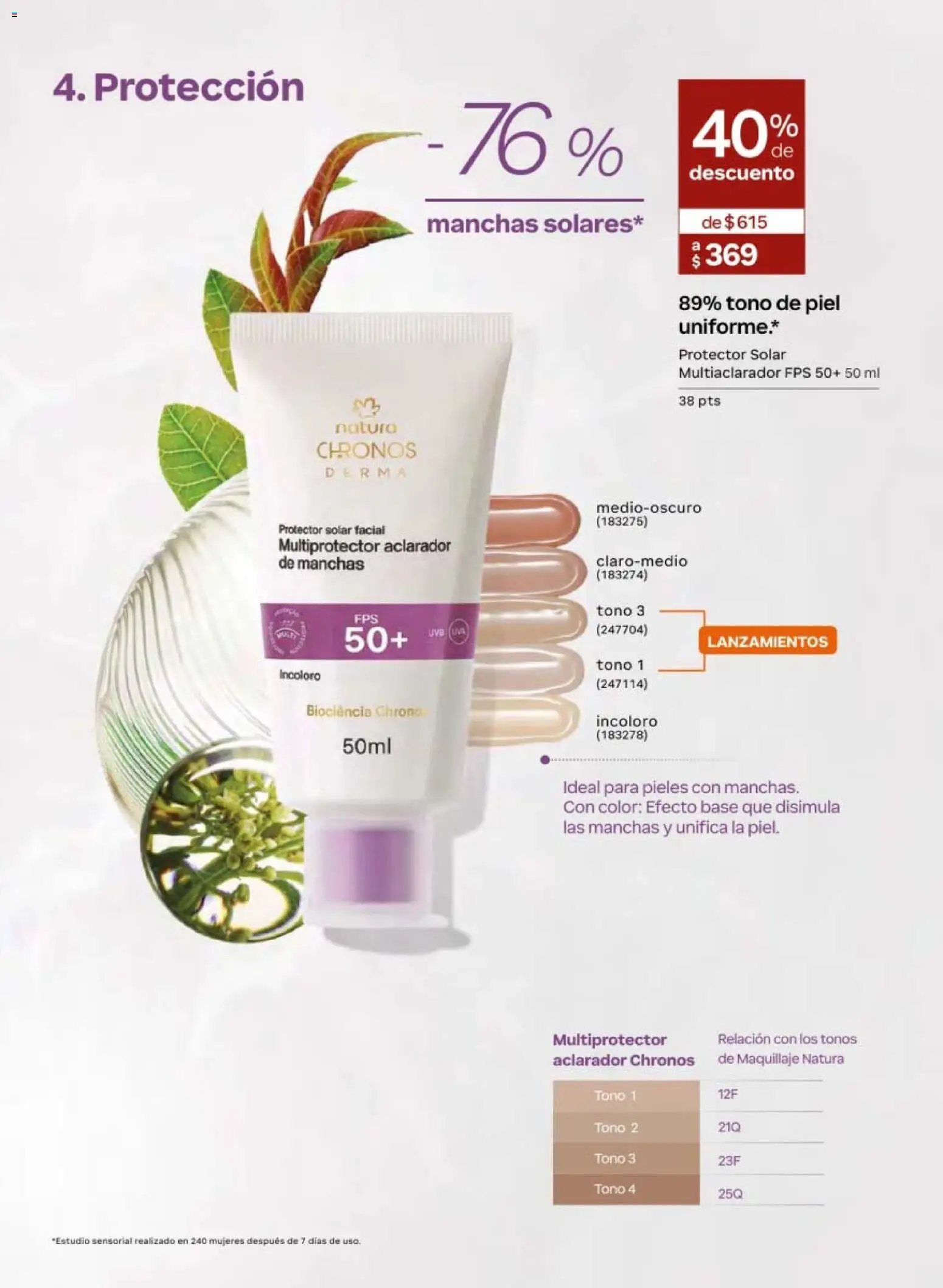 Nuevas ofertas de Natura válidas en toda la República Mexicana desde el 10/07/2026. ¡Encuentra las mejores ofertas en Natura campaña 11 2026! | Página: 73 | Productos: Maquillaje, Protector solar