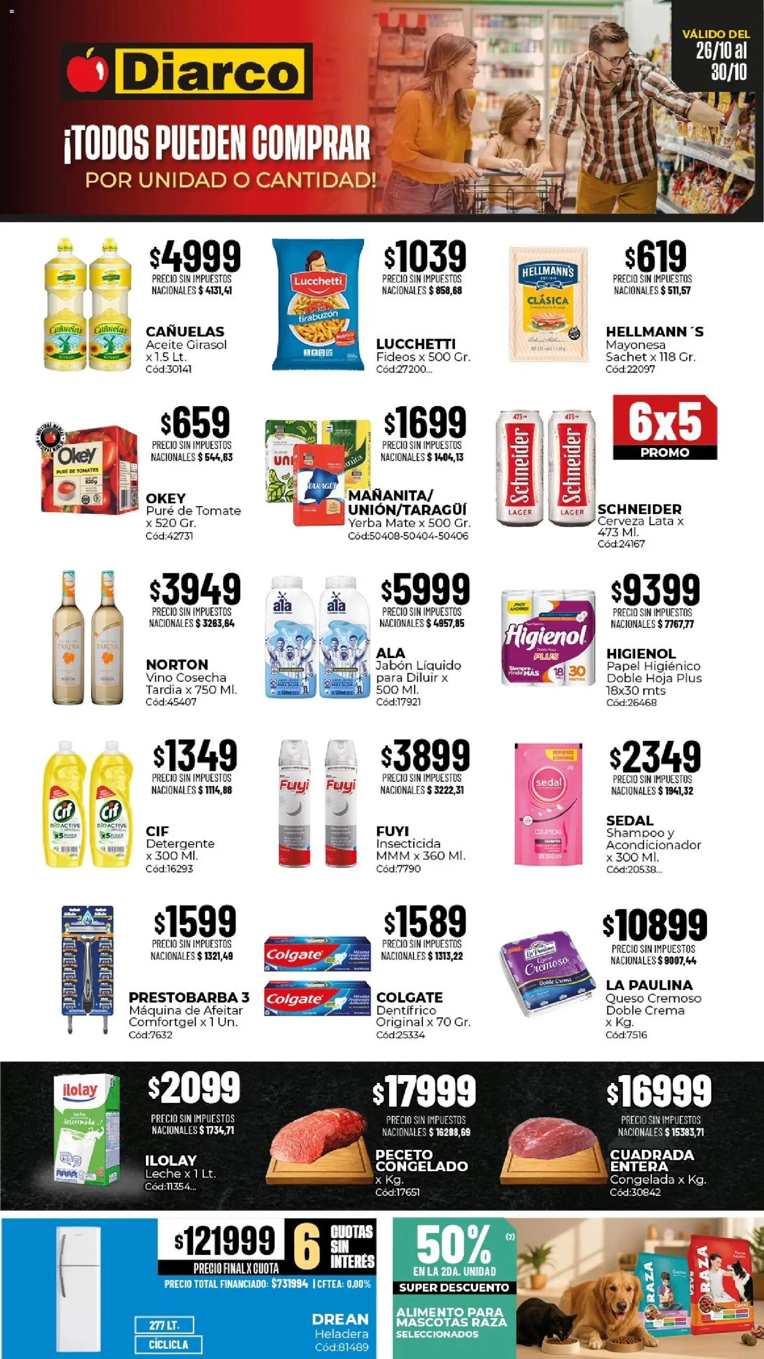 Diarco - Ofertas │ válido desde el 26/10/2026 | Página: 1