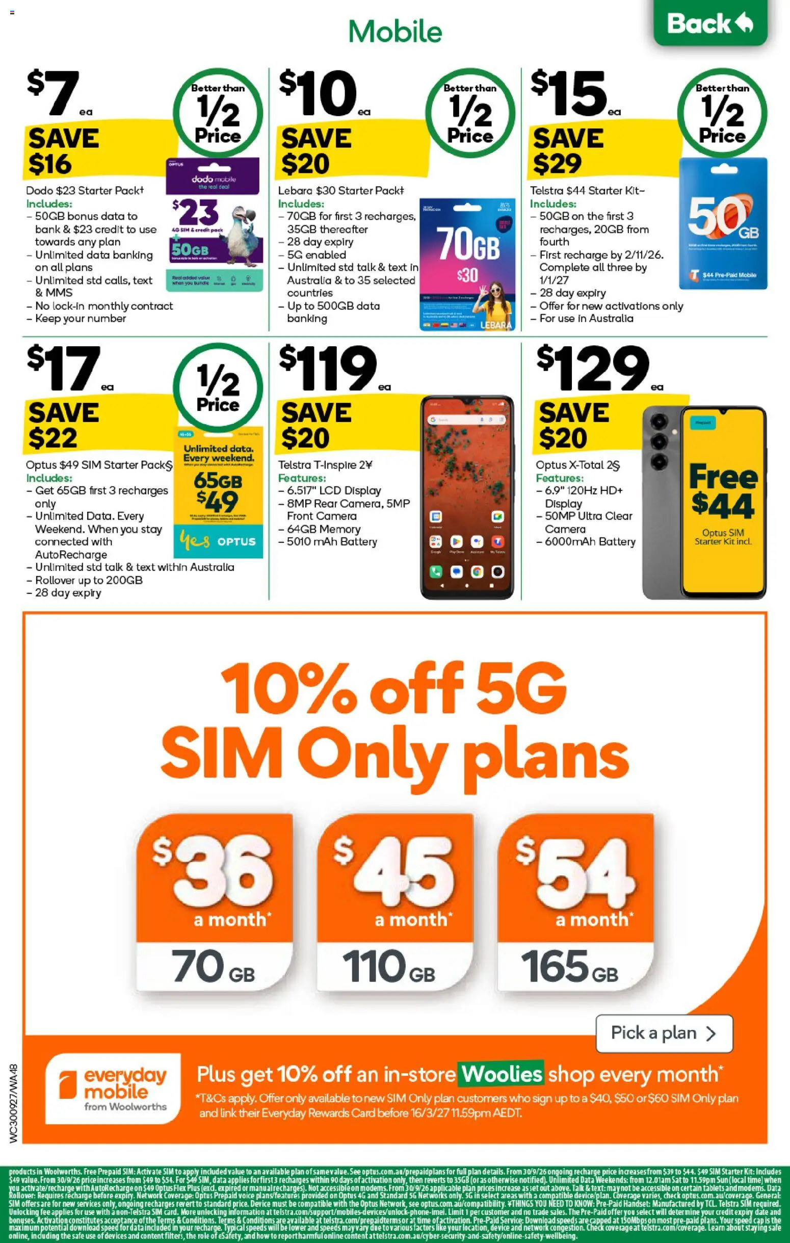 Woolworths catalogue - valid from 30/09/2026 | Page: 46 | Products: Date, Device, Safe, Tablets