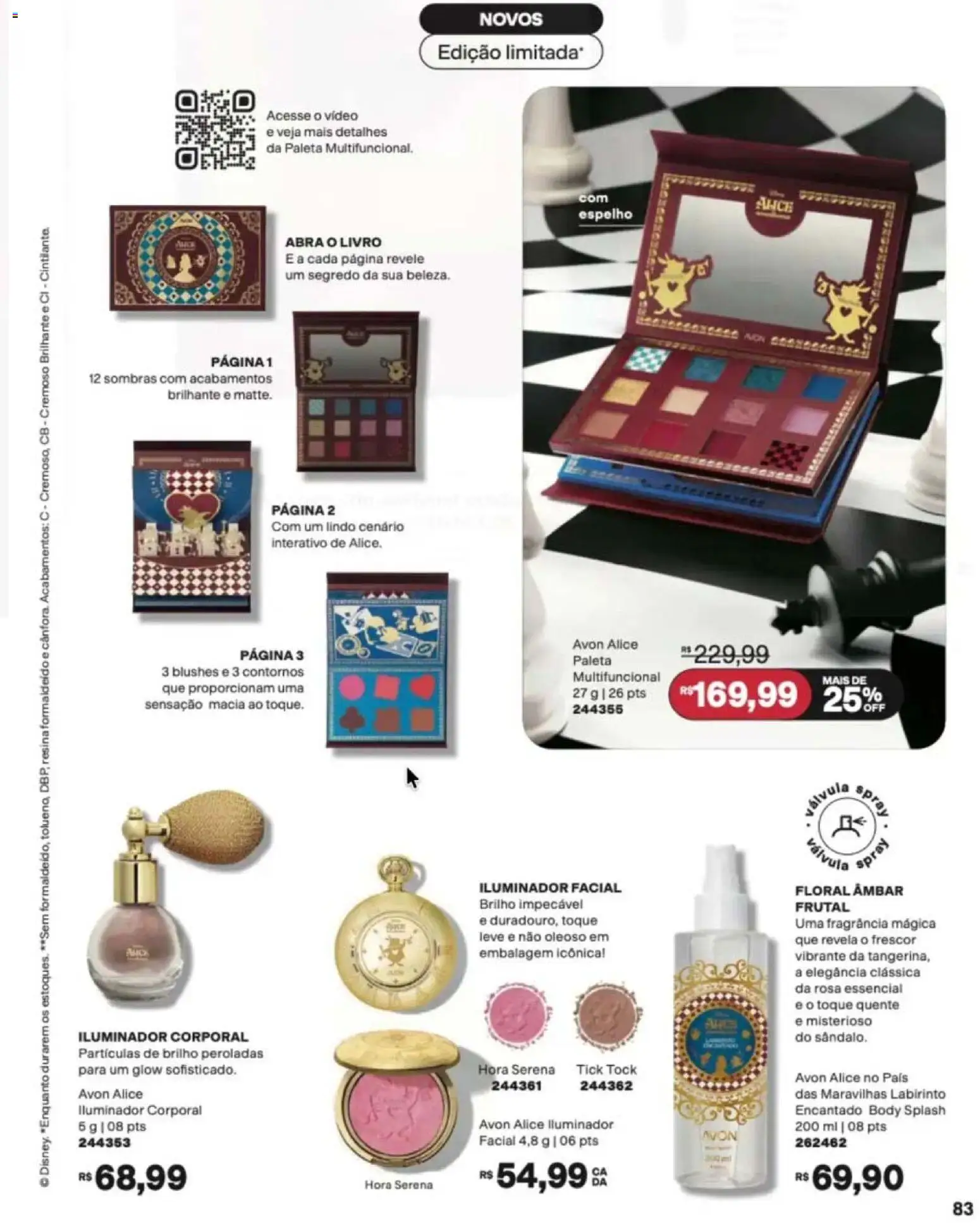 Avon Folheto - válido de 12/10/2026 | Página: 83 | Produtos: Livro, Espelho, Vídeo, Body