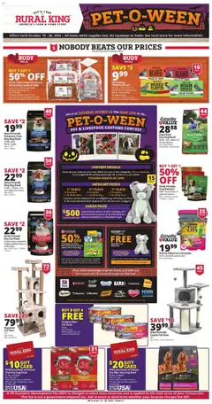Preview of Rural King weekly ads valid from 10/15/2026