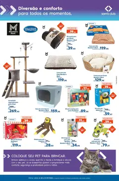 Sam's Club ofertas Pet - Pré-Visualização do folheto da loja Sam's Club, válido de 08/09/2026 | Página: 6 | Produtos: Areia, Cama, Almofada, Pato