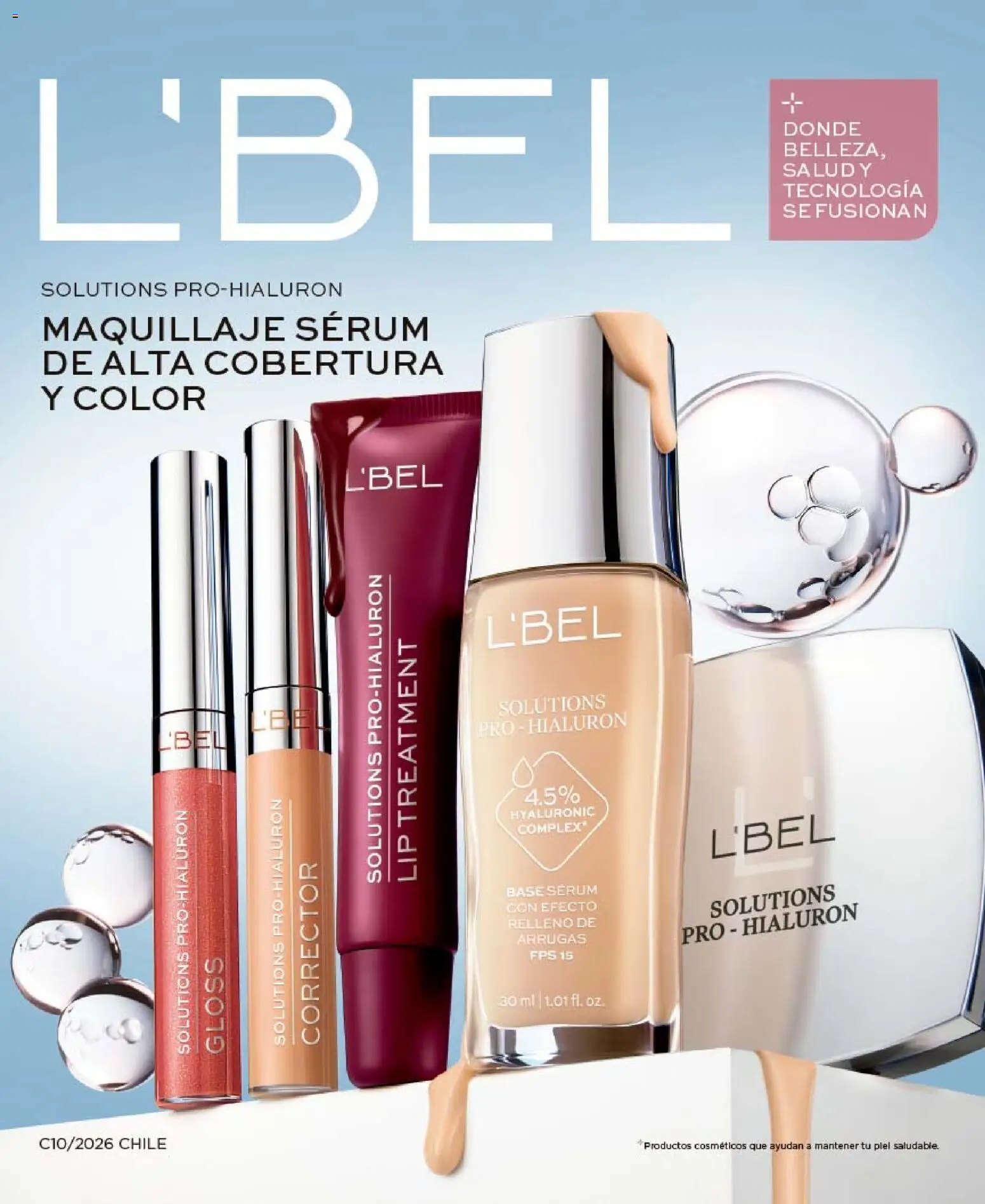 Catálogo L'Bel Campaña 10 │ válido desde el 01.06.2026 | Página: 1 | Productos: Maquillaje, Corrector, Base, Serum