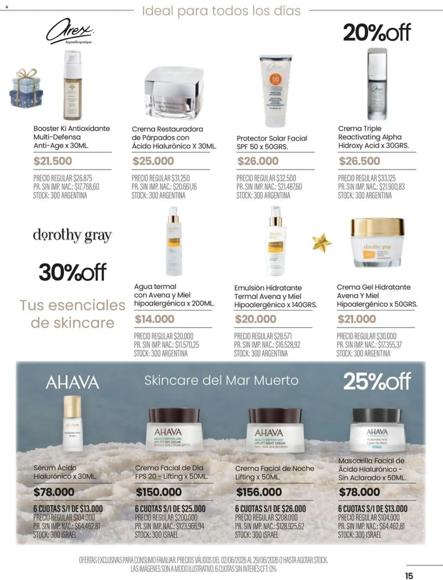 Pigmento catálogo │ válido desde el 02.06.2026 | Página: 15 | Productos: Mascarilla, Avena, Protector solar, Agua