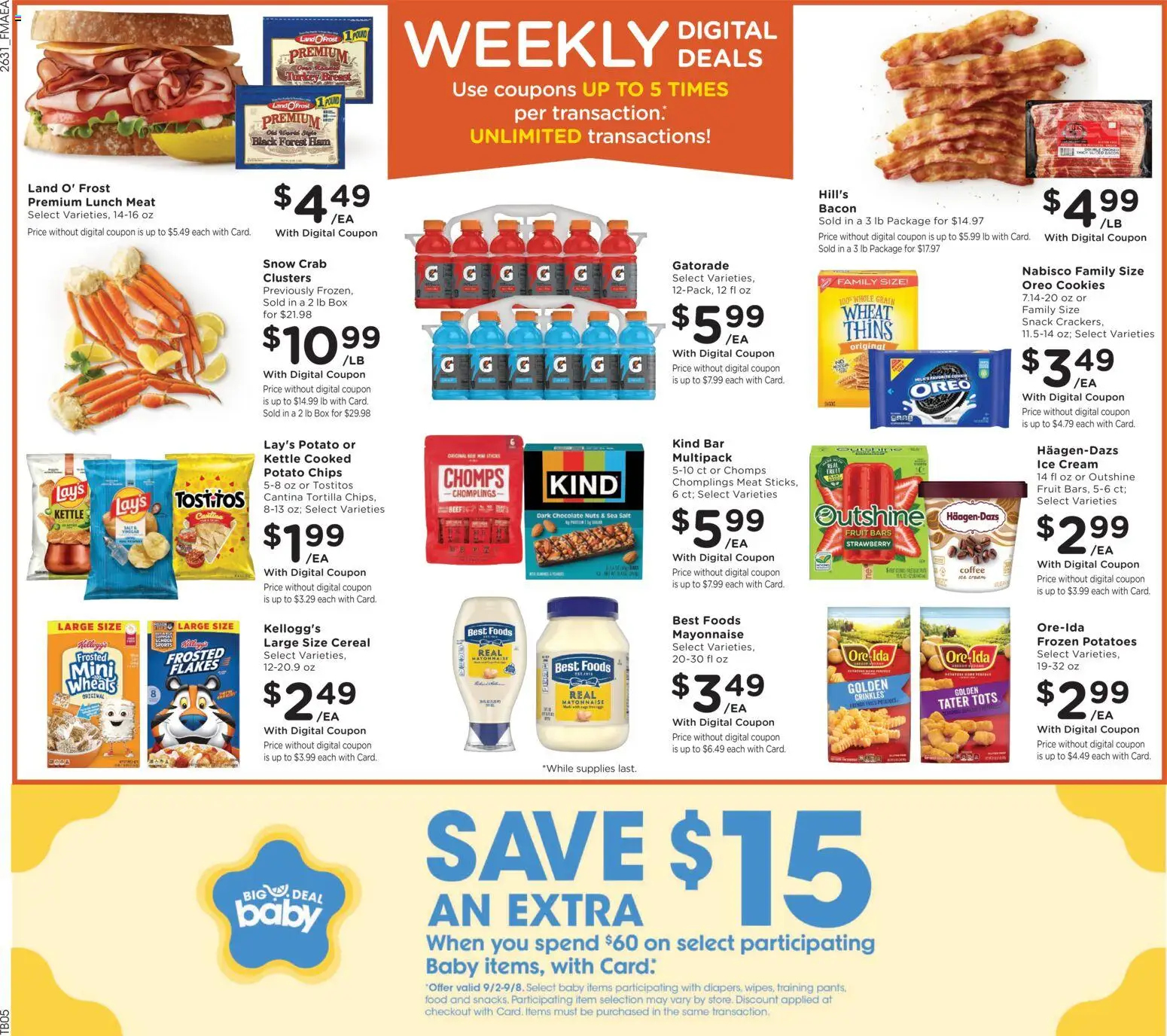 Fred Meyer Weekly Ad - valid from 09/02/2026 | Page: 2 | Products: Coffee, Bacon, Fruit, Ice
