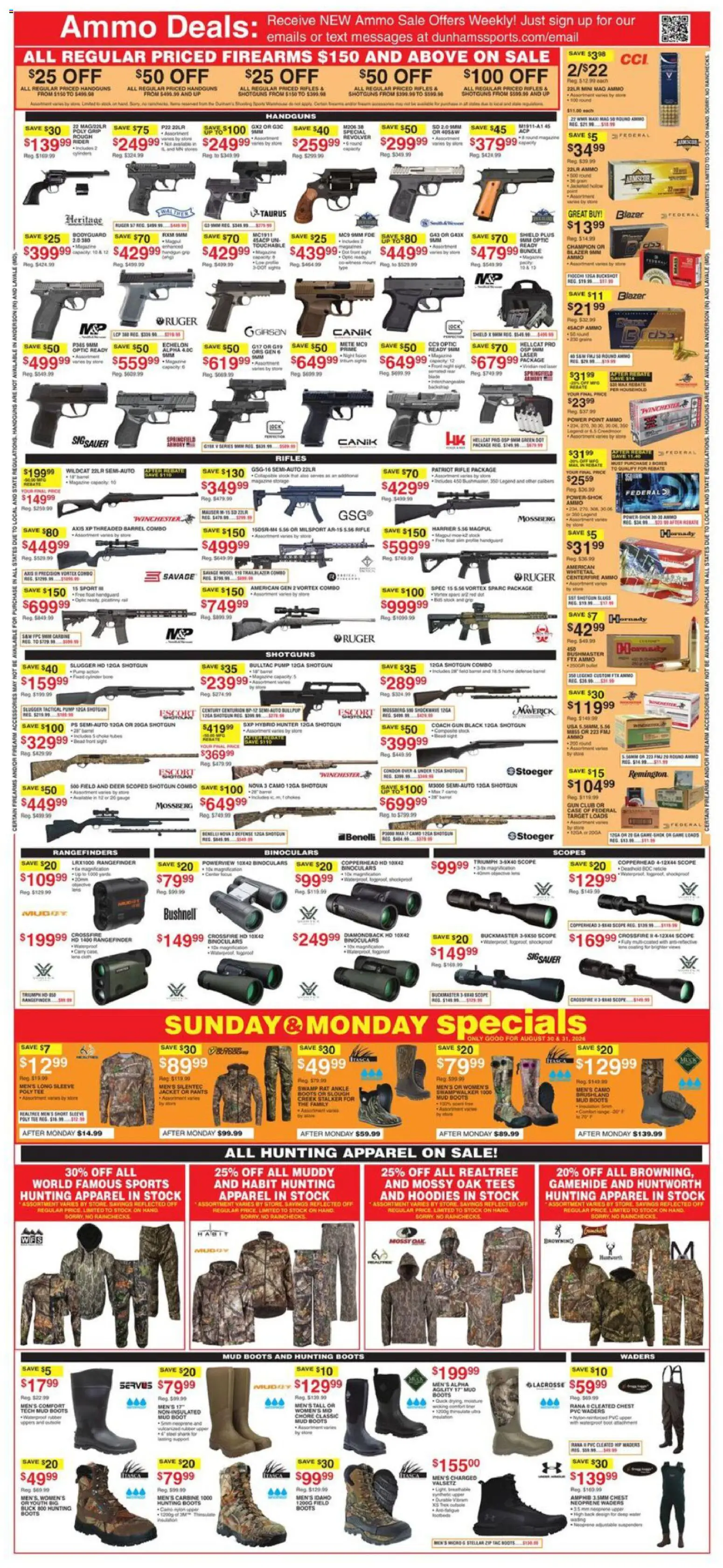 Dunham's Sports Weekly Ad - valid from 08/28/2026 | Page: 4