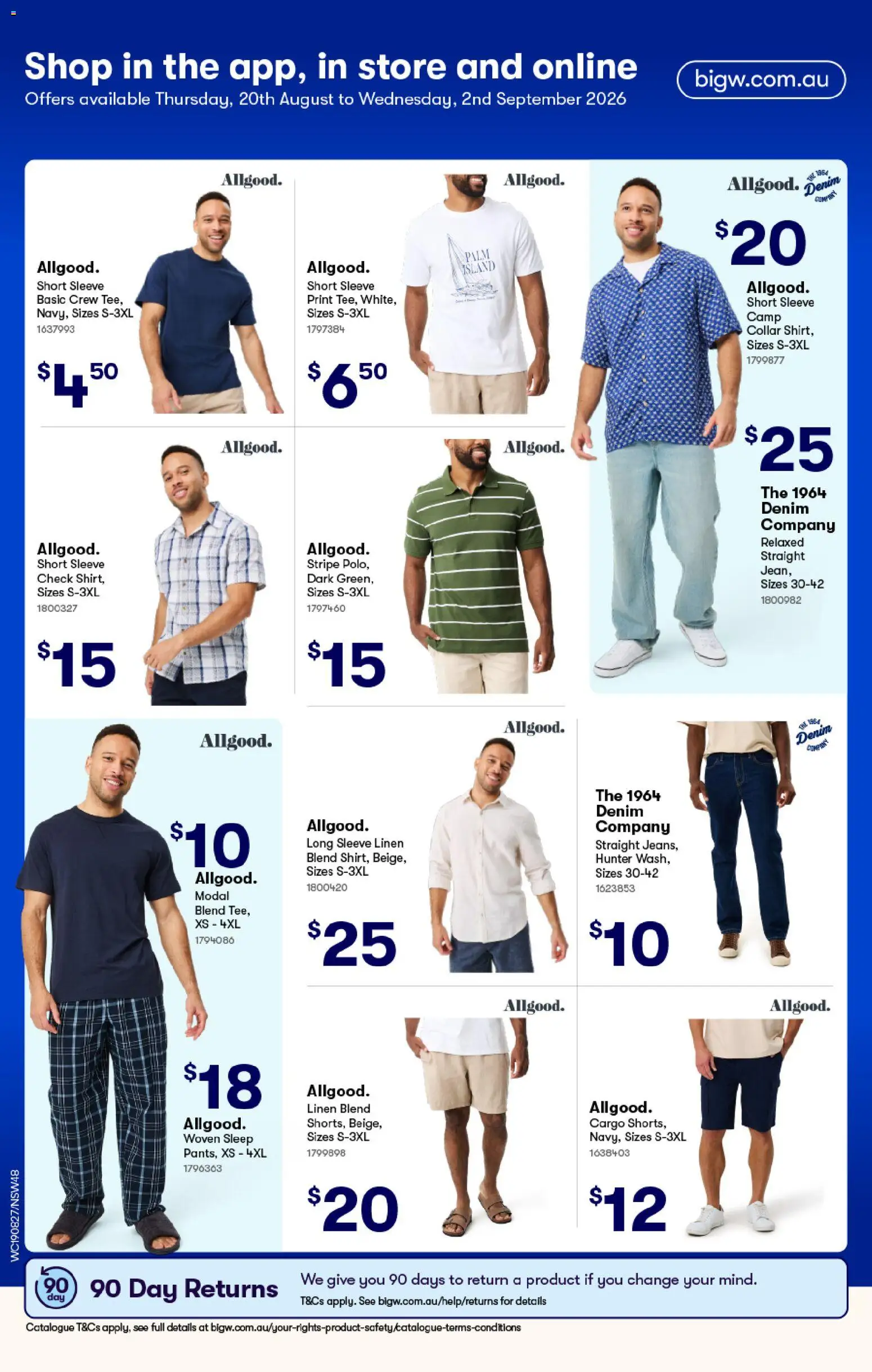 Woolworths catalogue - valid from 19/08/2026 | Page: 48 | Products: Denim, Linen, Long sleeve
