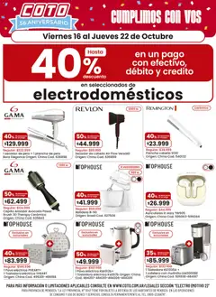 Vista previa Coto - Electrodomésticos válido desde el 16/10/2026