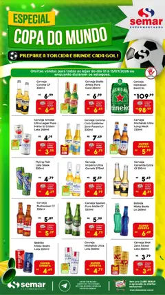 Semar Supermercado ofertas Copa do Mundo - Pré-Visualização do folheto da loja Semar Supermercado, válido de 01/07/2026 | Página: 1