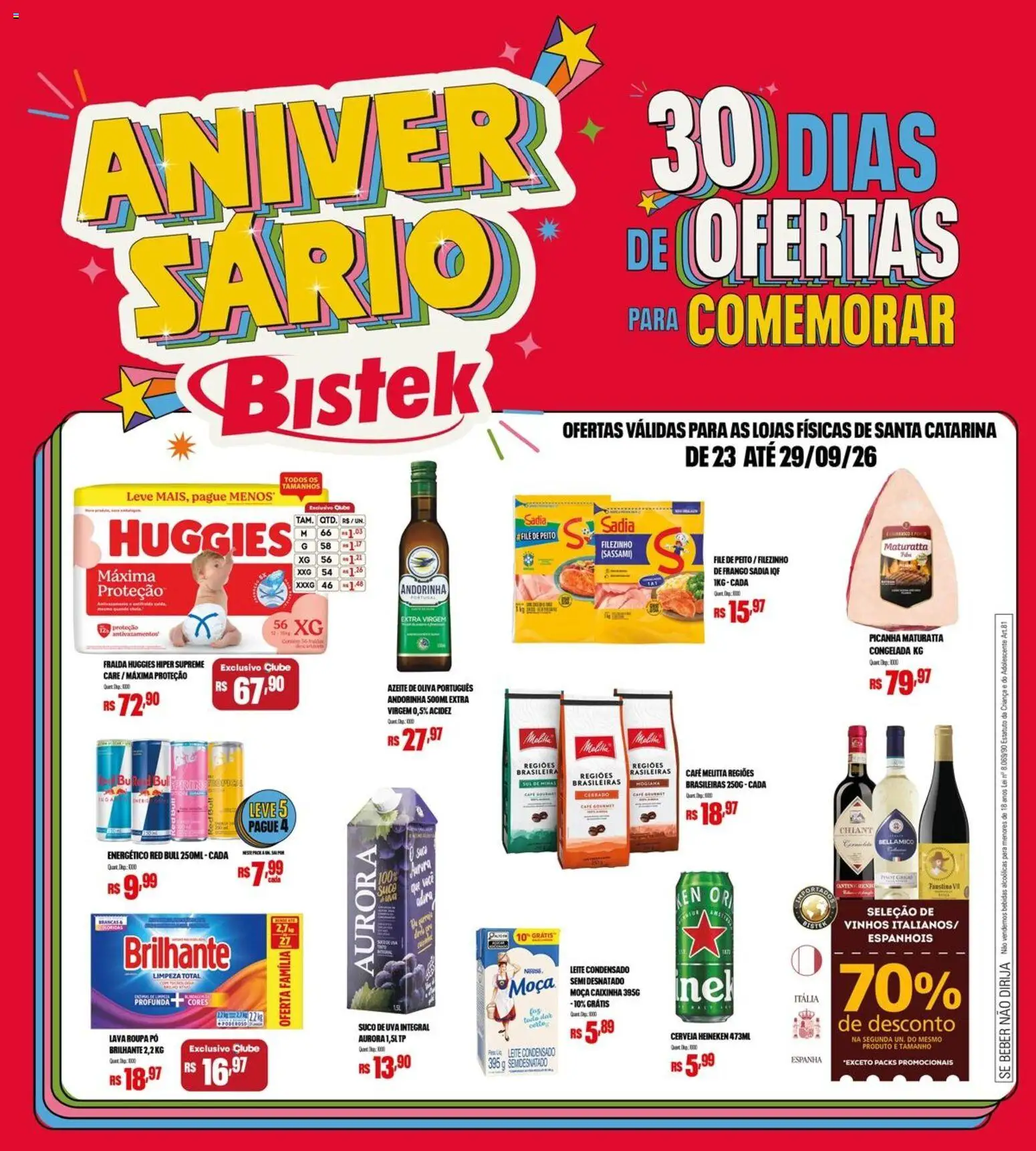 Bistek Supermercados Folheto - válido de 23/09/2026 | Página: 1