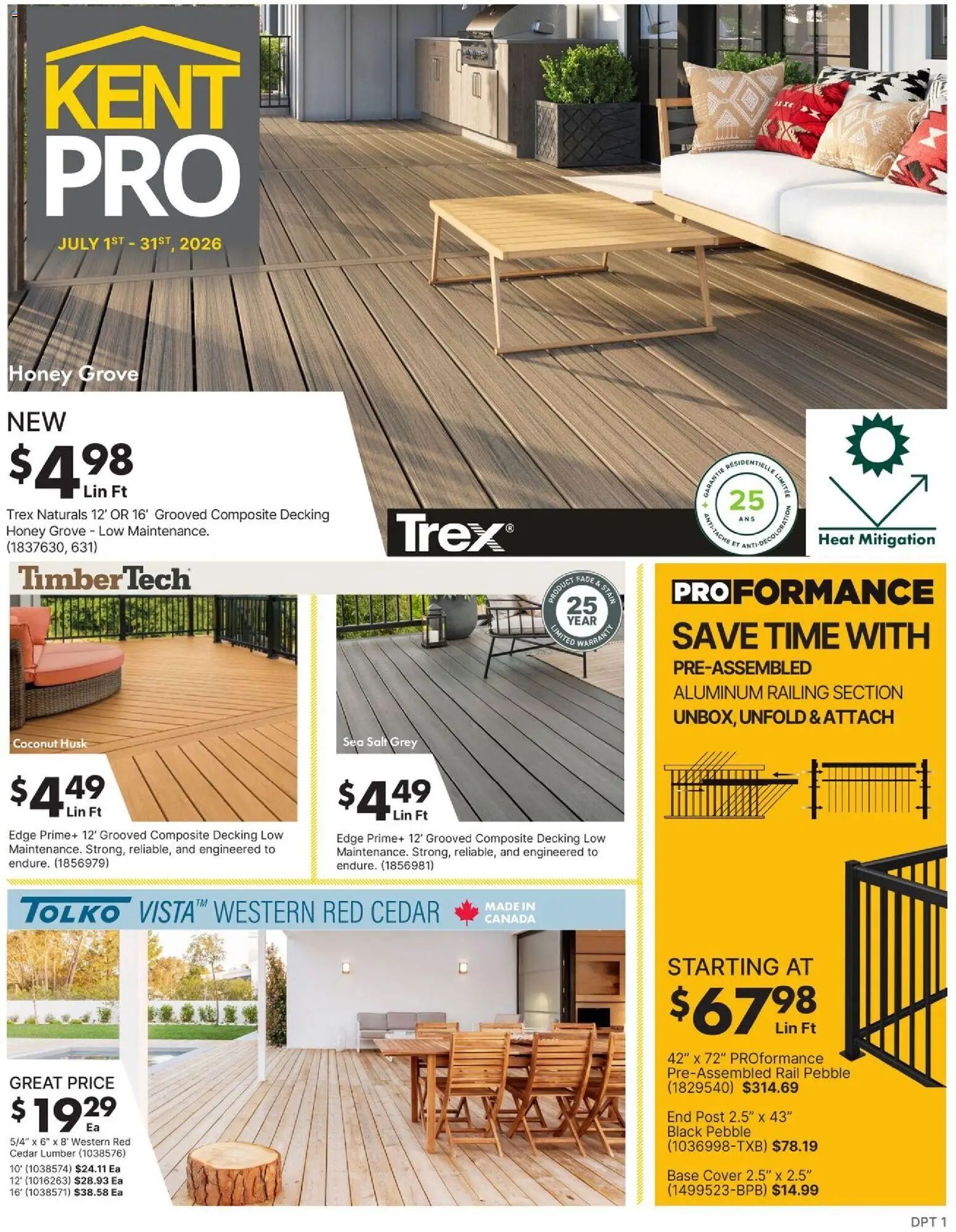 Kent flyer from Jul 1, 2026 > online preview catalogue cover