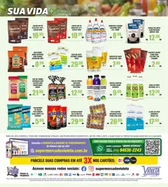 Violeta Supermercados ofertas Sua Vida Saudável - Pré-Visualização do folheto da loja Violeta Supermercados, válido de 09.05.2026 | Página: 4