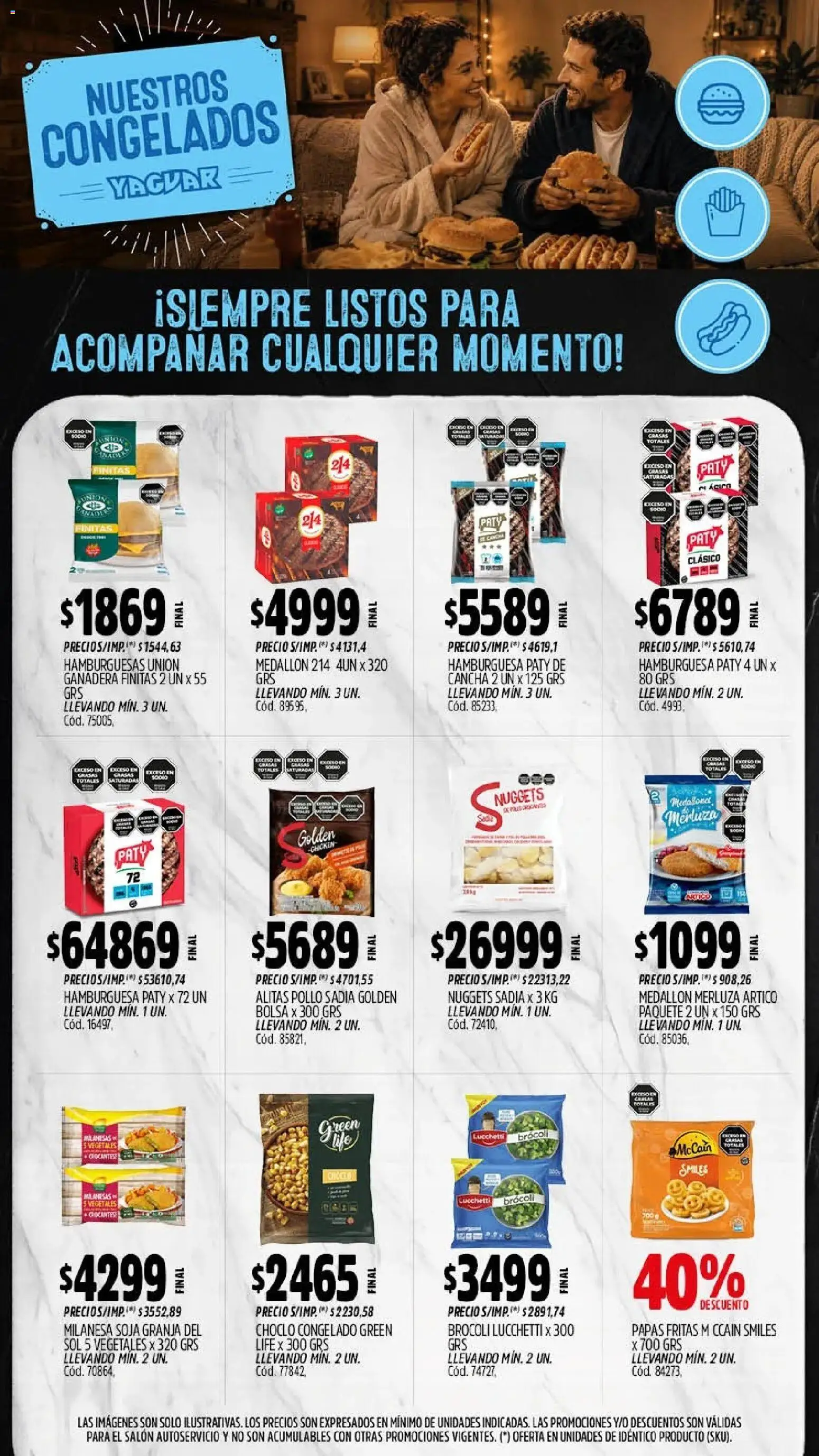 Yaguar - Oferta Semanal Mar del Plata │ válido desde el 17/07/2026 | Página: 9 | Productos: Bolsa, Pollo, Milanesa, Brocoli
