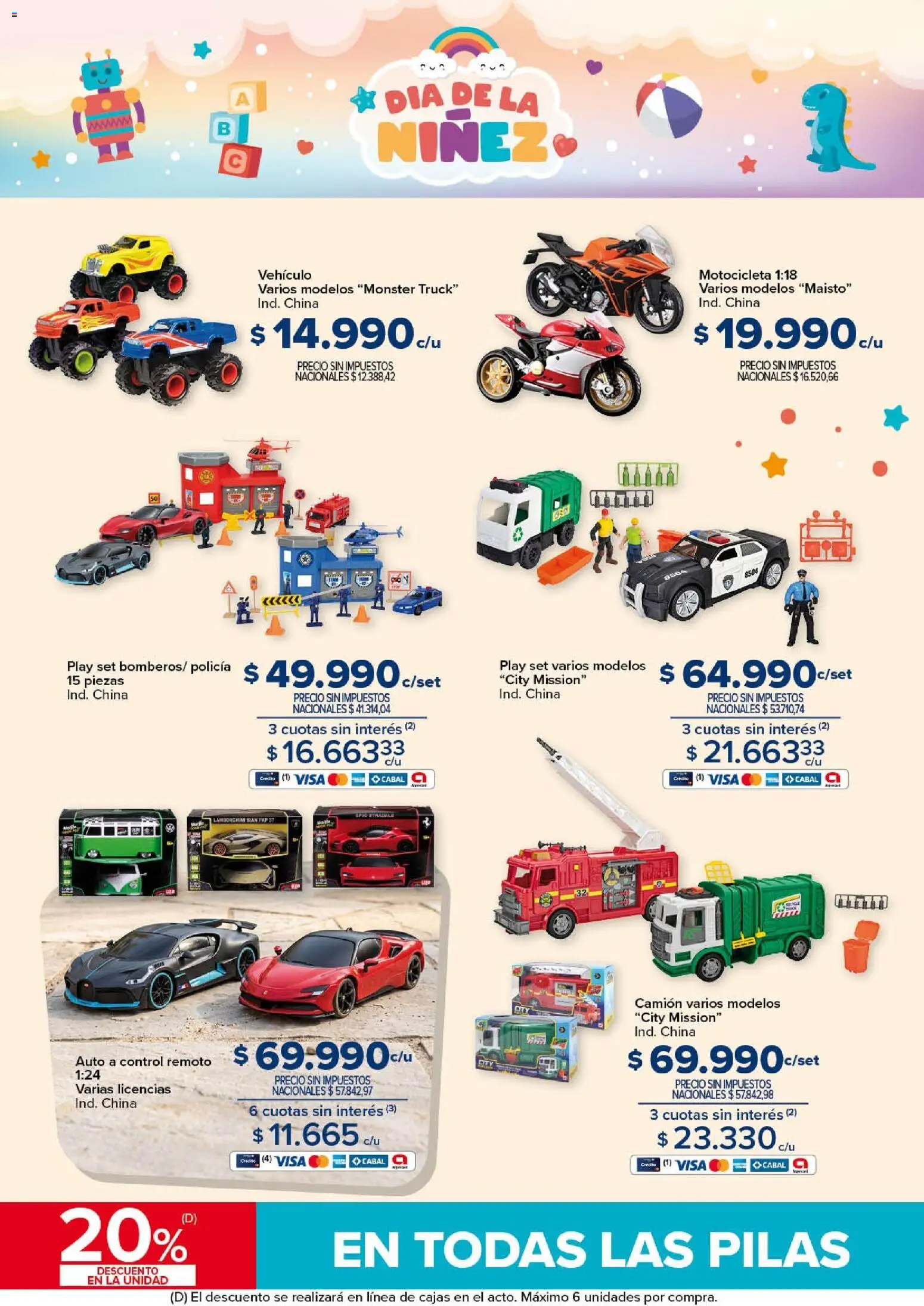 Carrefour - Dia de la Niñez │ válido desde el 23/07/2026 | Página: 16 | Productos: Pilas, Control remoto