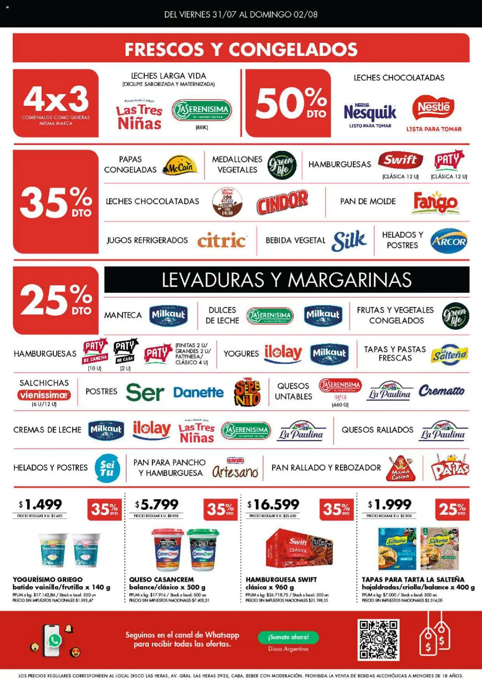 Disco - Ofertas | Córdoba │ válido desde el 30/07/2026 | Página: 4 | Productos: Disco, Cocina, Molde, Leche