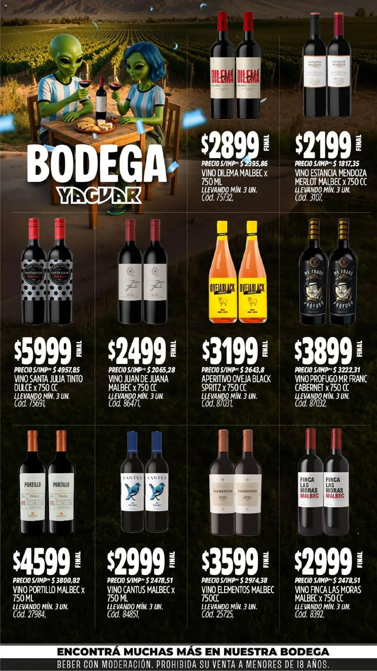 Yaguar - Oferta Semanal Córdoba │ válido desde el 06/07/2026 | Página: 5 | Productos: Vino