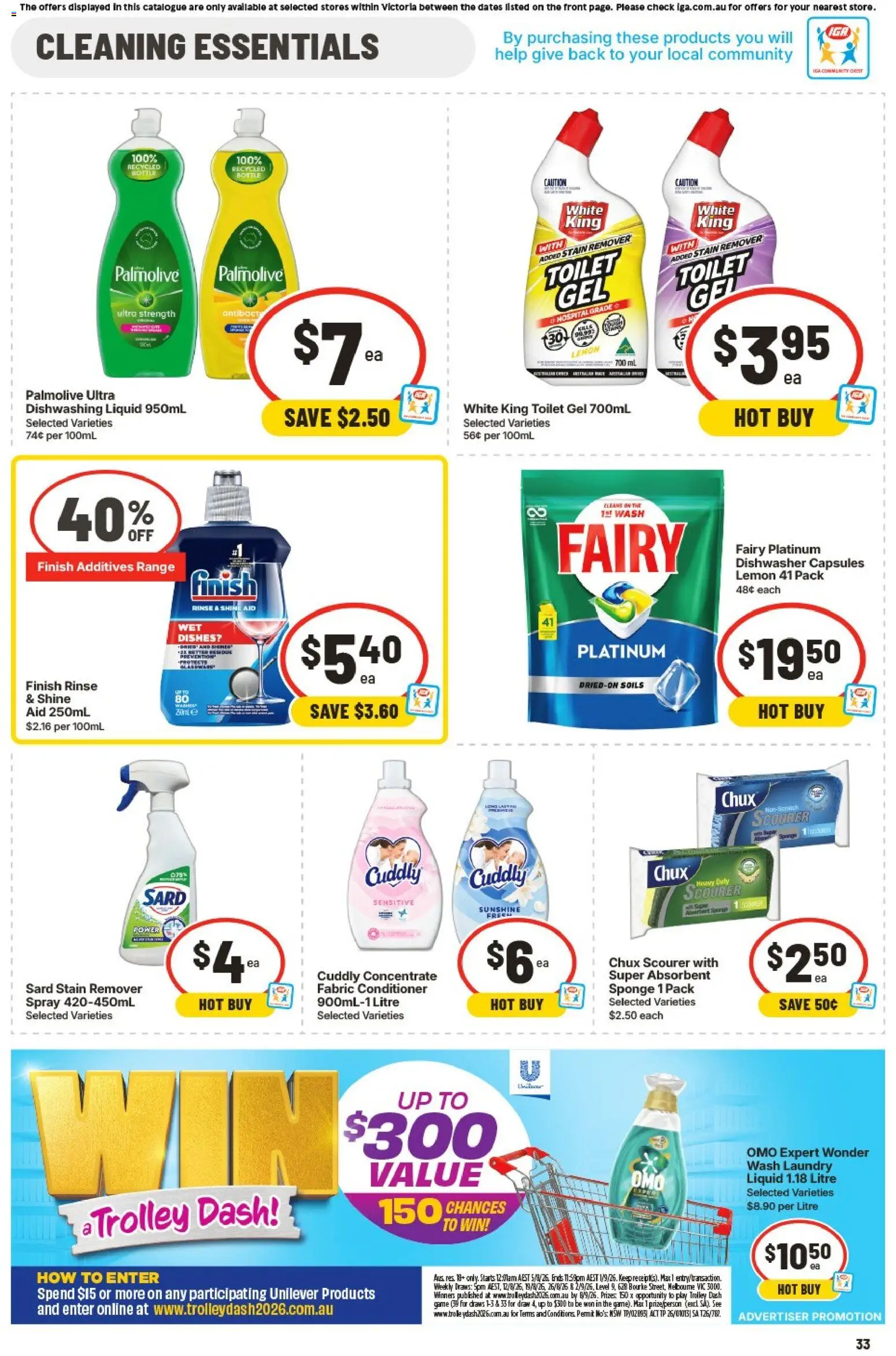 IGA catalogue - valid from 19/08/2026 | Page: 31 | Products: Capsules, Sponge, Lemon, Laundry