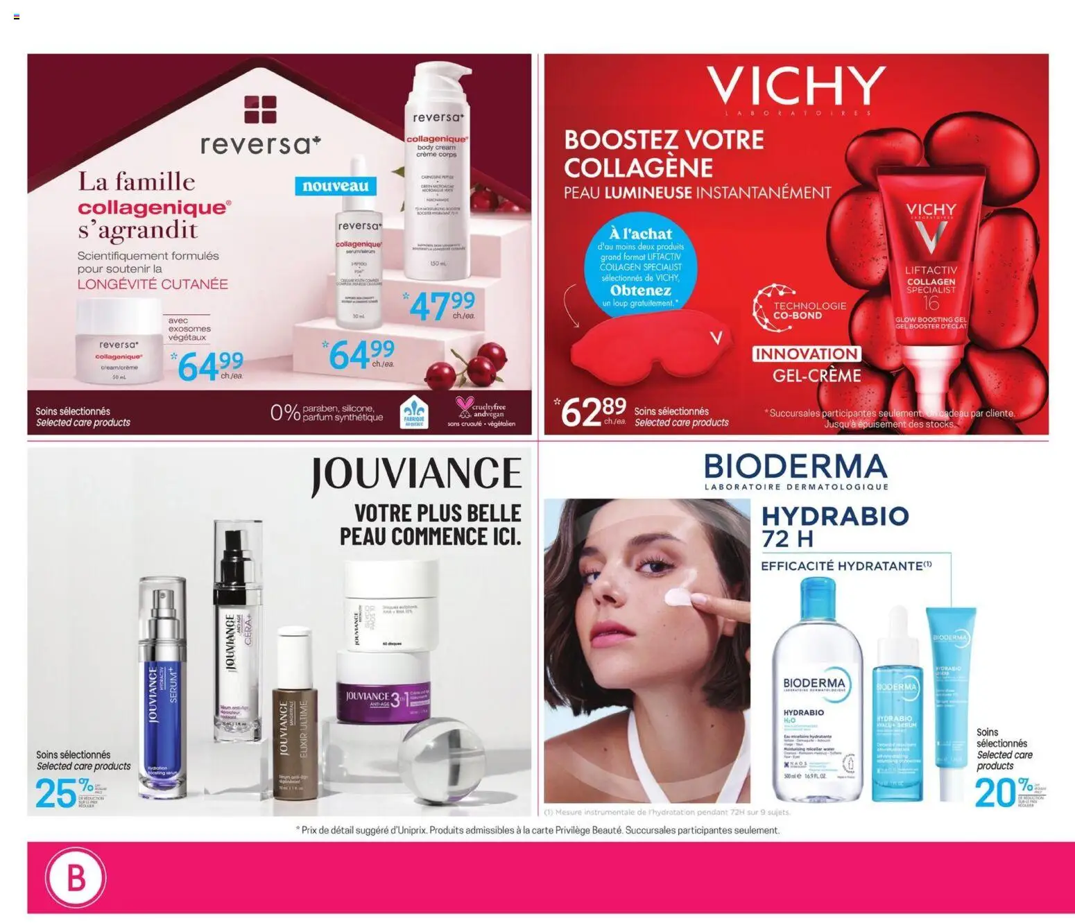 Uniprix flyer valid from Sep 17, 2026 | Page: 2 | Products: Cream, Water