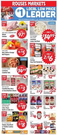 Preview of Rouses weekly ads valid from 09/23/2026