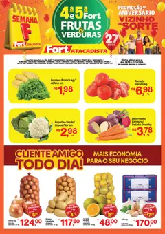 Fort Atacadista ofertas Frutas, Verduras - Pré-Visualização do folheto da loja Fort Atacadista, válido de 30/09/2026