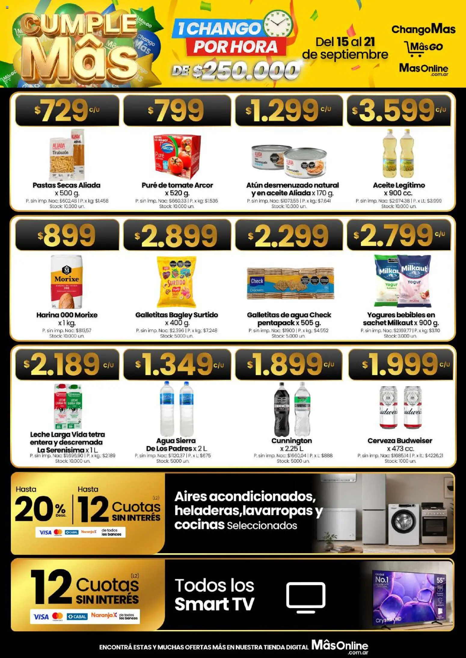 Changomas Ofertas │ válido desde el 15/09/2026 | Página: 1