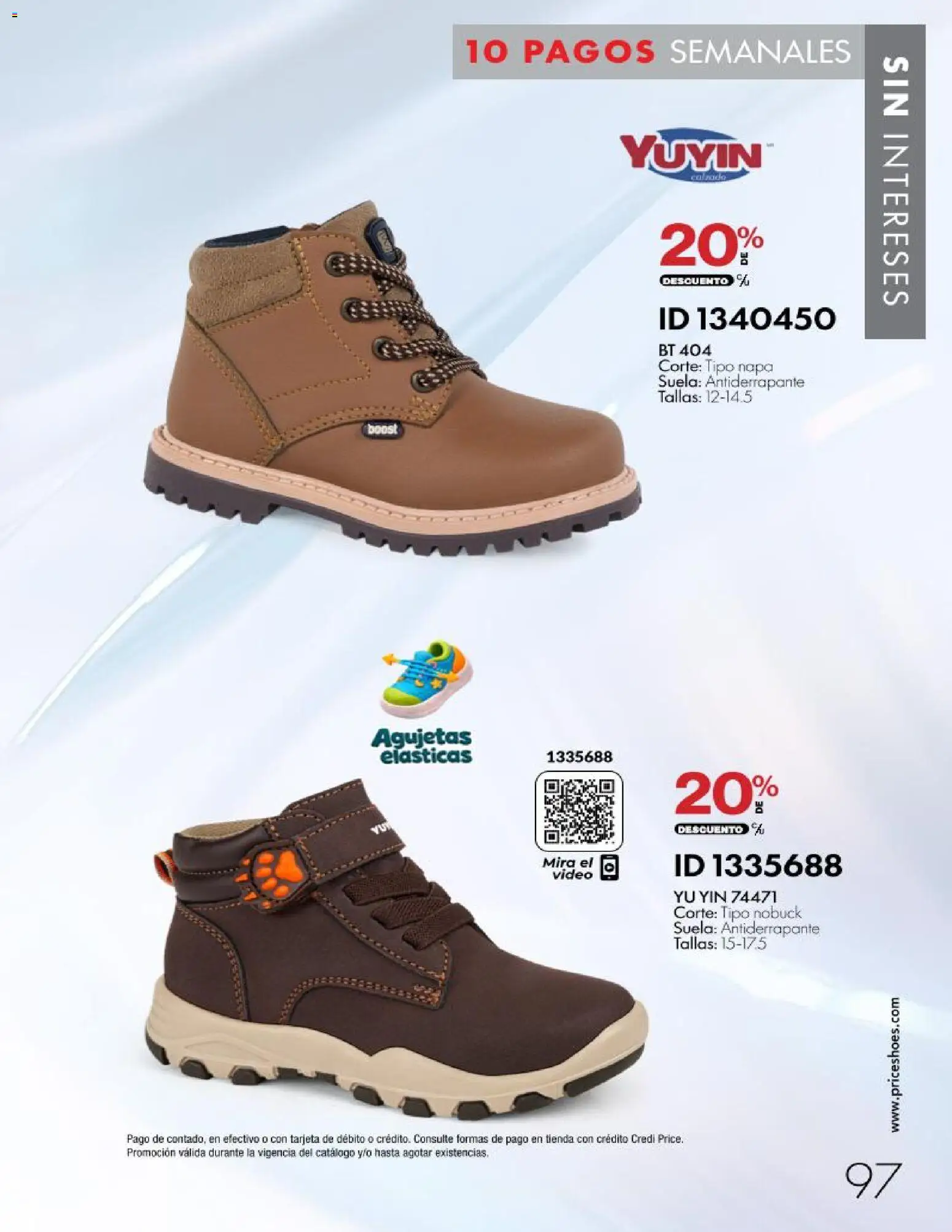 Nuevas ofertas de Price Shoes válidas en toda la República Mexicana desde el 28/10/2026. ¡Encuentra las mejores ofertas en Price Shoes catálogo 10 pagos sin intereses! | Página: 97