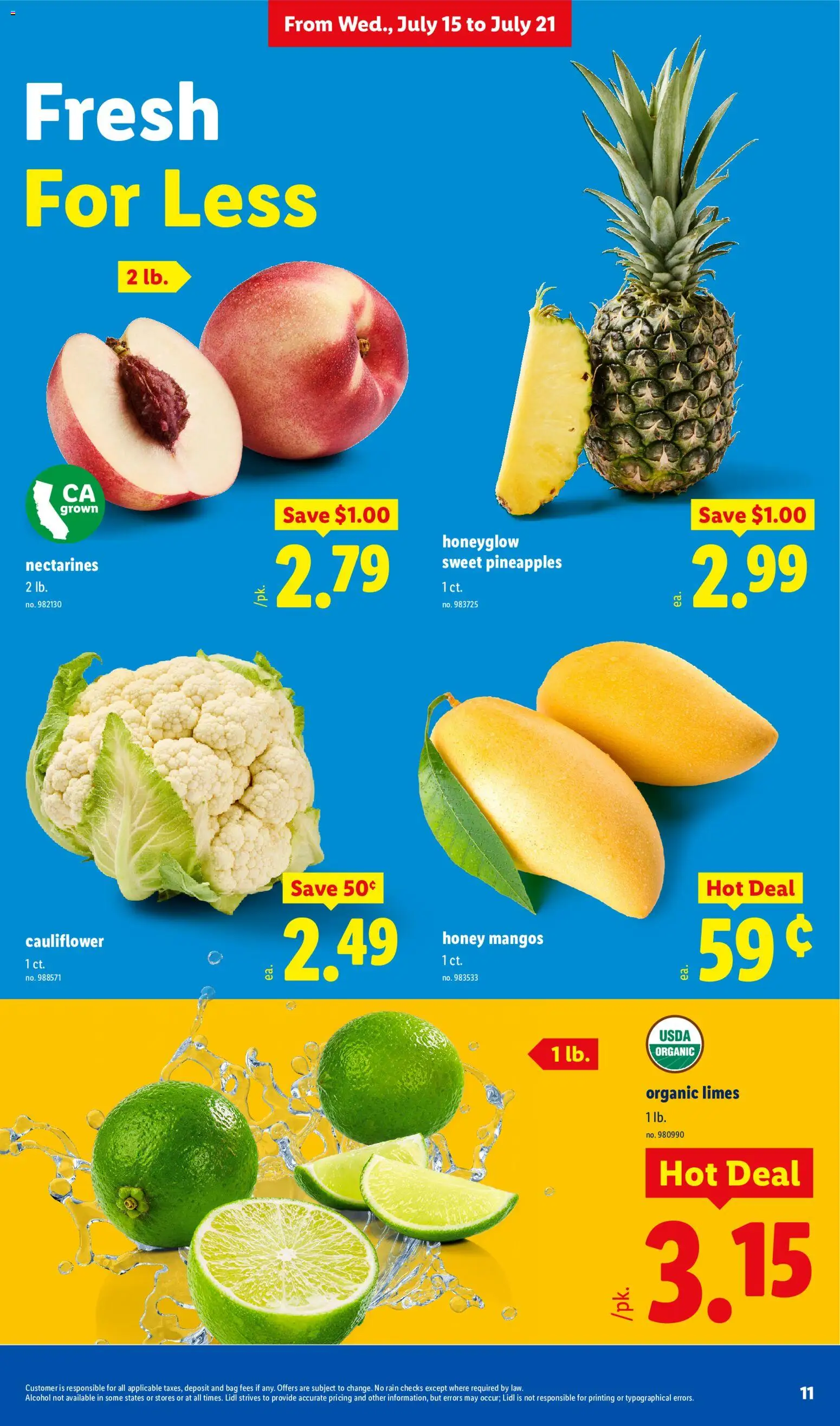 Lidl Weekly Ad - valid from 07/15/2026 | Page: 11 | Products: Cauliflower, Bag