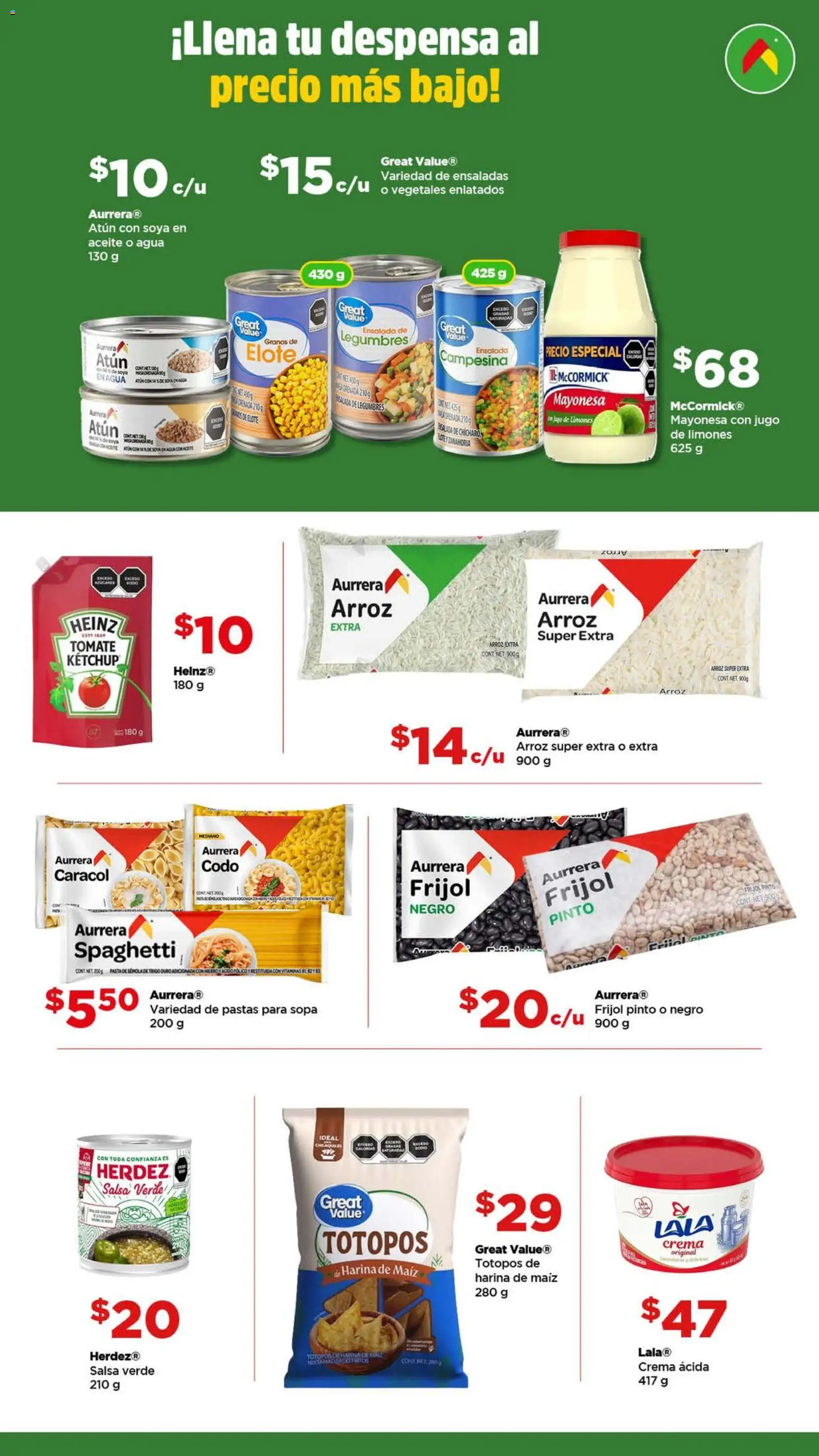 Nuevas ofertas de Bodega Aurrerá válidas en toda la República Mexicana desde el 03.06.2026. ¡Encuentra las mejores ofertas en Bodega Aurrerá folleto Lléna tu bolsa con más productos! | Página: 5