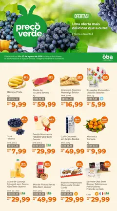 Oba Hortifruti - Ofertas da semana - Pré-Visualização do folheto da loja Oba Hortifruti, válido de 25/08/2026