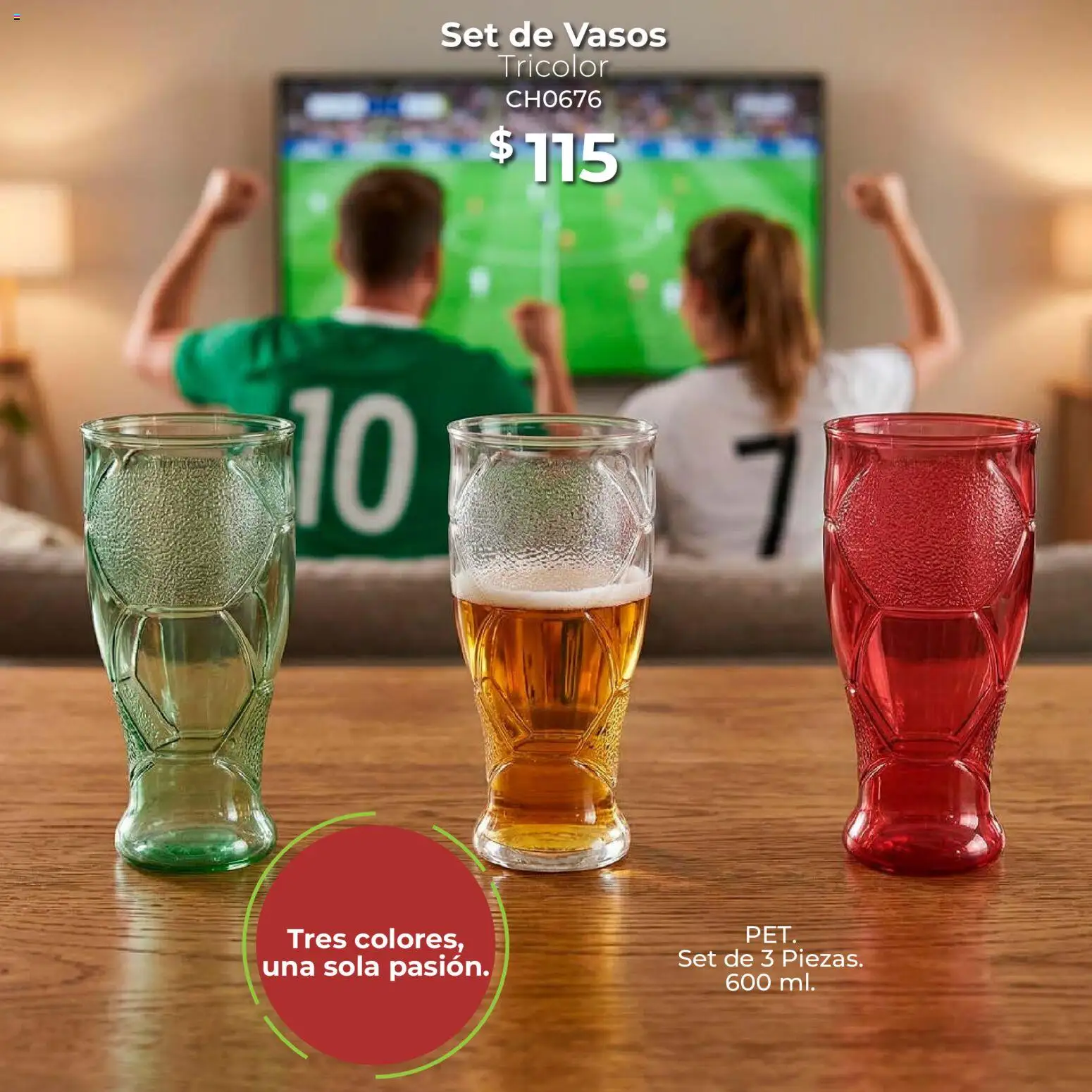 Nuevas ofertas de Colchas Concord válidas en toda la República Mexicana desde el 01/07/2026. ¡Encuentra las mejores ofertas en Colchas Concord catálogo Home! | Página: 90 | Productos: Vasos