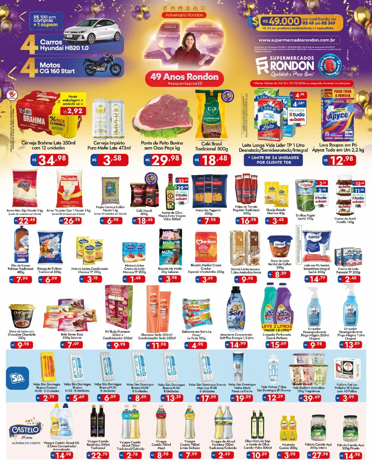 Supermercados Rondon Folheto - válido de 23/10/2026 | Página: 1