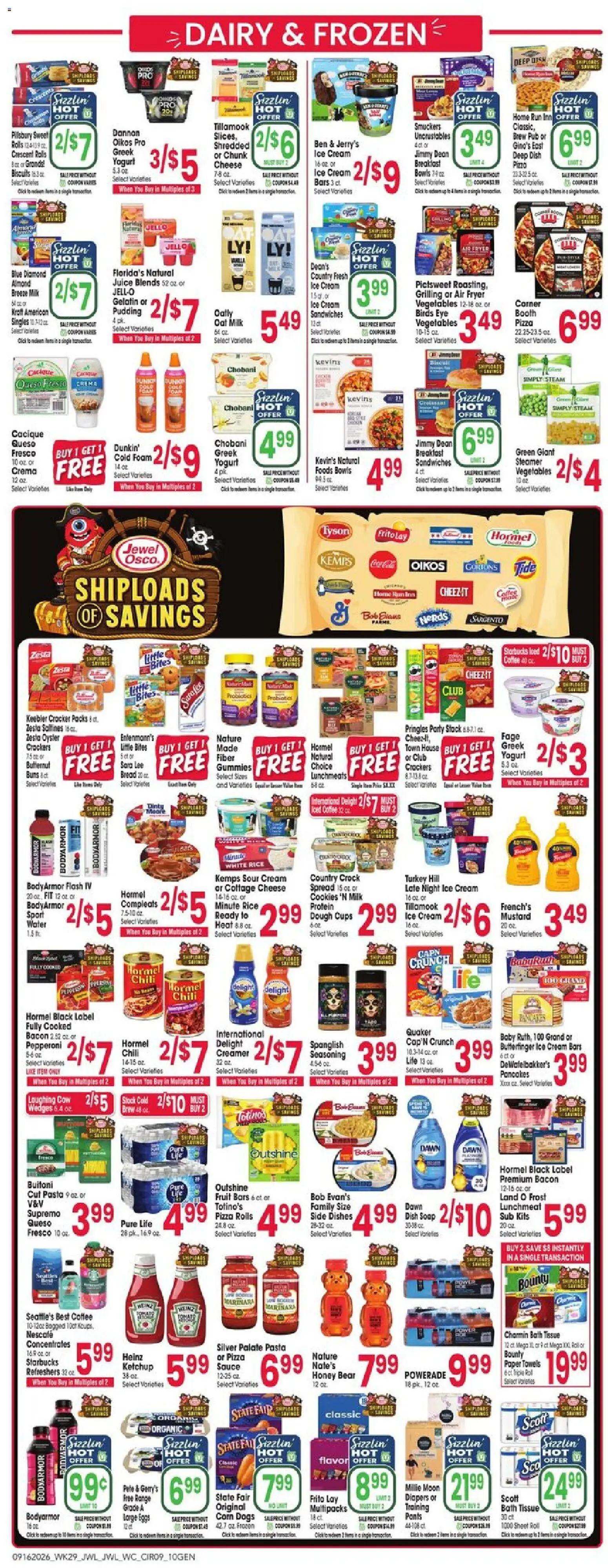 Jewel Osco Weekly Ad - IN - valid from 09/16/2026 | Page: 9 | Products: Bacon, Pants, Pudding, Chili