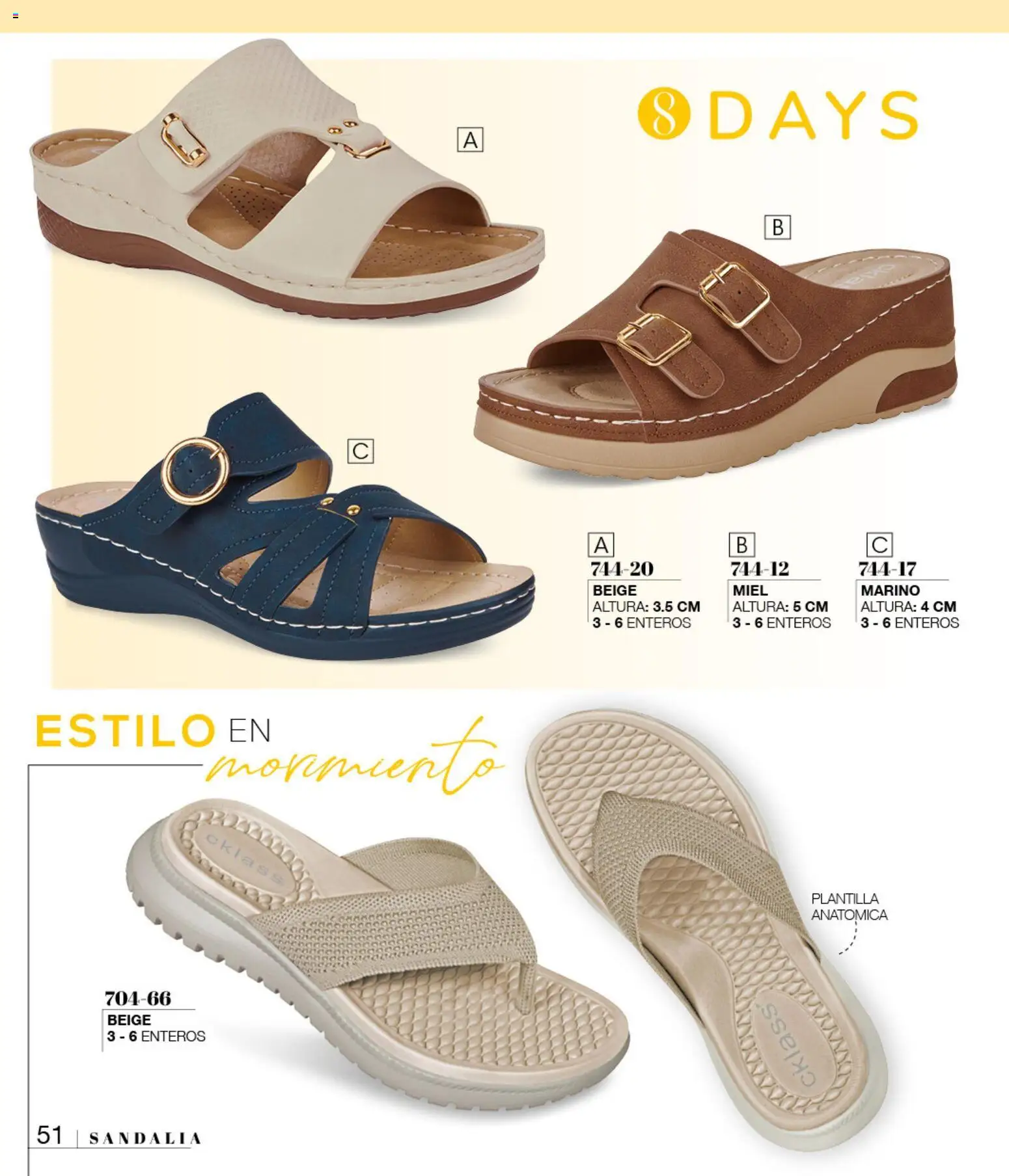 Nuevas ofertas de Cklass válidas en toda la República Mexicana desde el 08/07/2026. ¡Encuentra las mejores ofertas en Cklass catálogo Sandalias! | Página: 58 | Productos: Miel