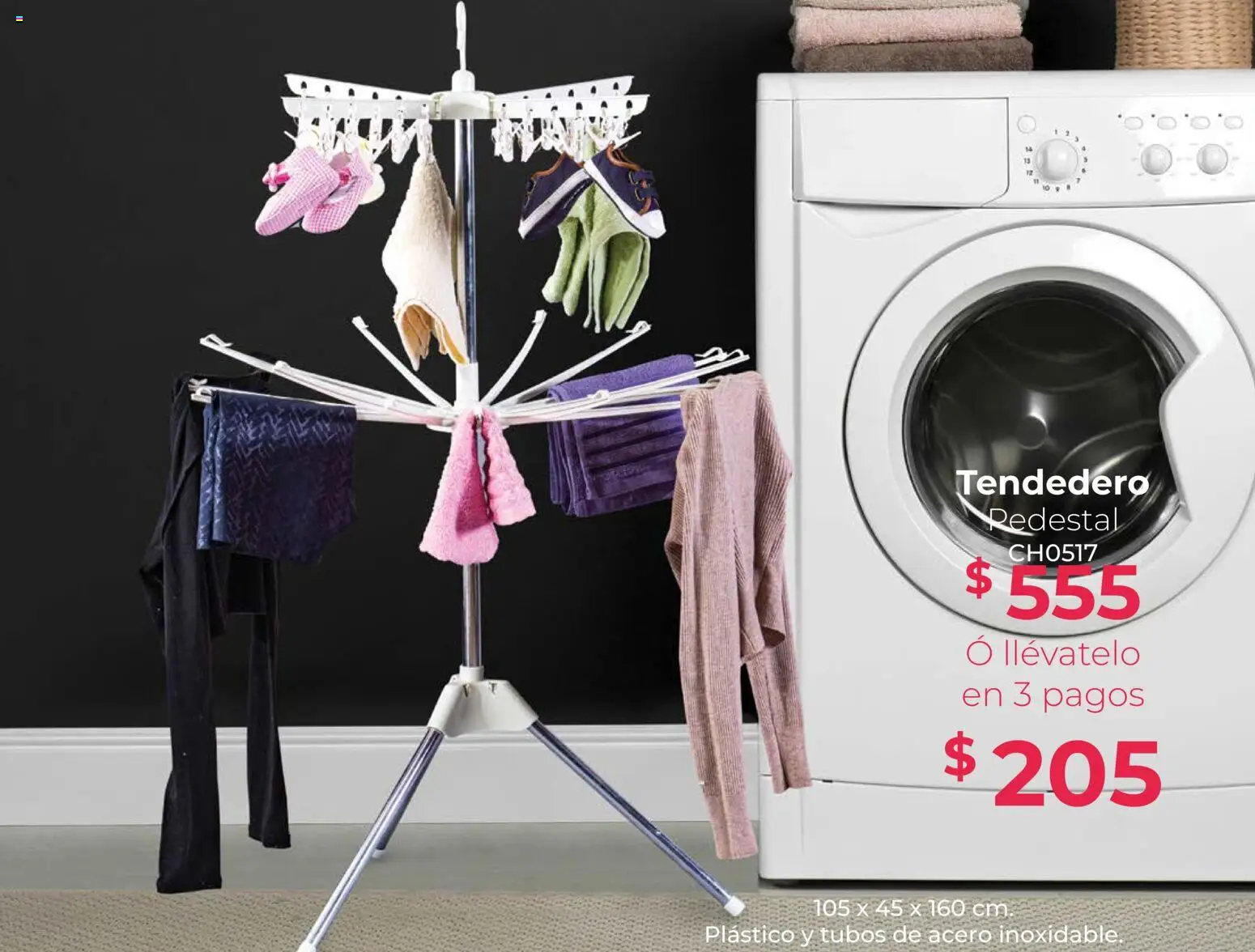 Nuevas ofertas de Colchas Concord válidas en toda la República Mexicana desde el 01/07/2026. ¡Encuentra las mejores ofertas en Colchas Concord catálogo Home! | Página: 97 | Productos: Tendedero